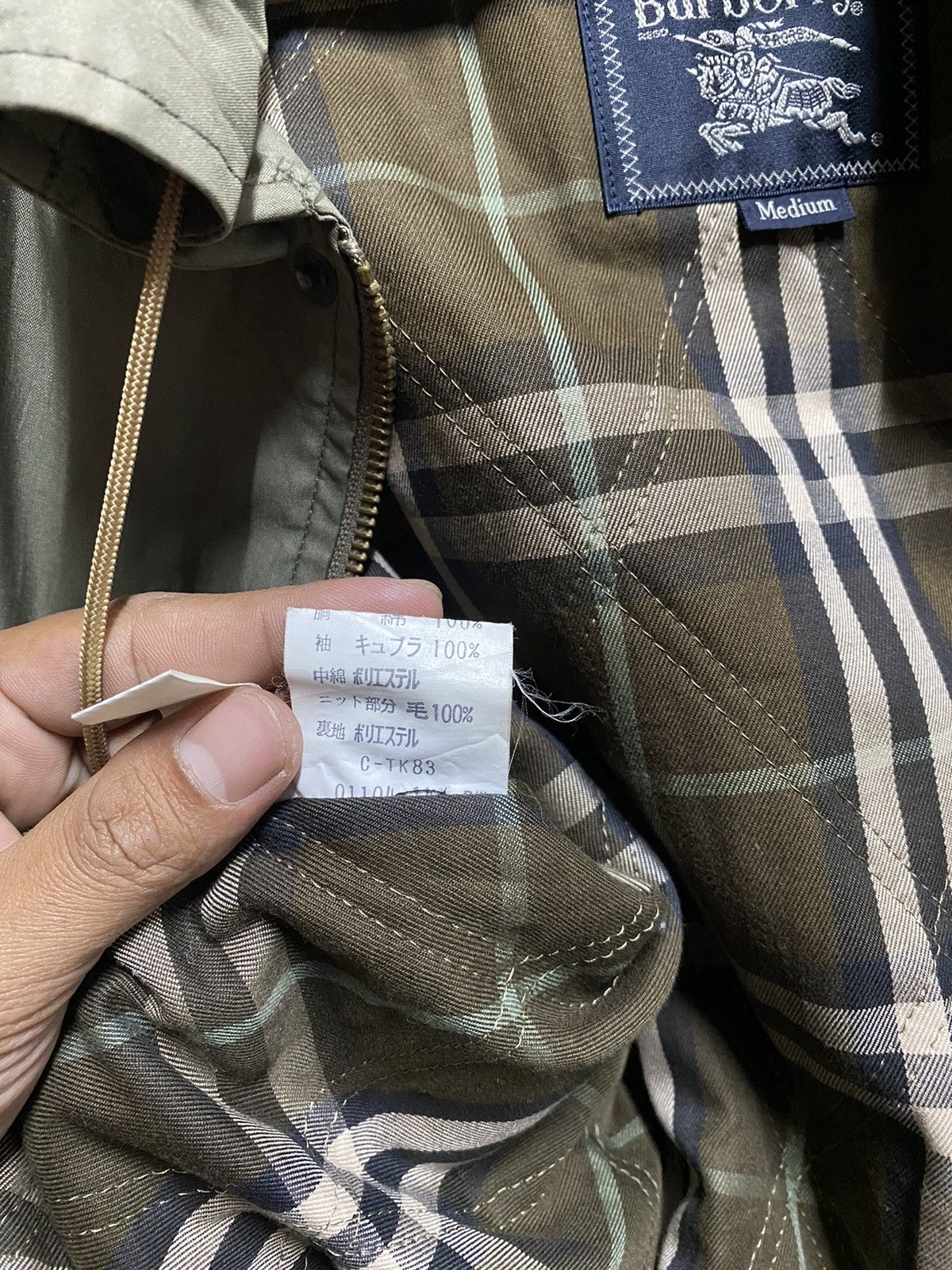 Burberry × Vintage Burberry Vintage Quilted Lining Nova Check Parka Size US M / EU 48-50 / 2 - 15 Thumbnail