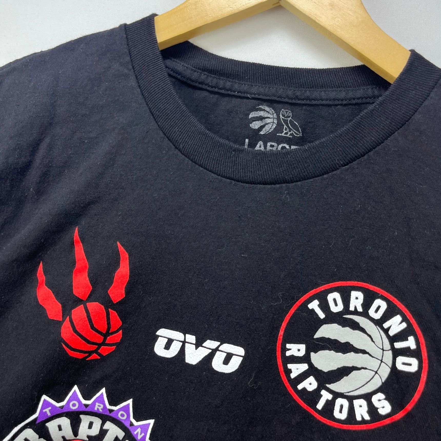 Vintage OVO x Toronto Raptors NBA FINALS Shirt Men L Black Reversible Vintage Size US L / EU 52-54 / 3 - 3 Thumbnail
