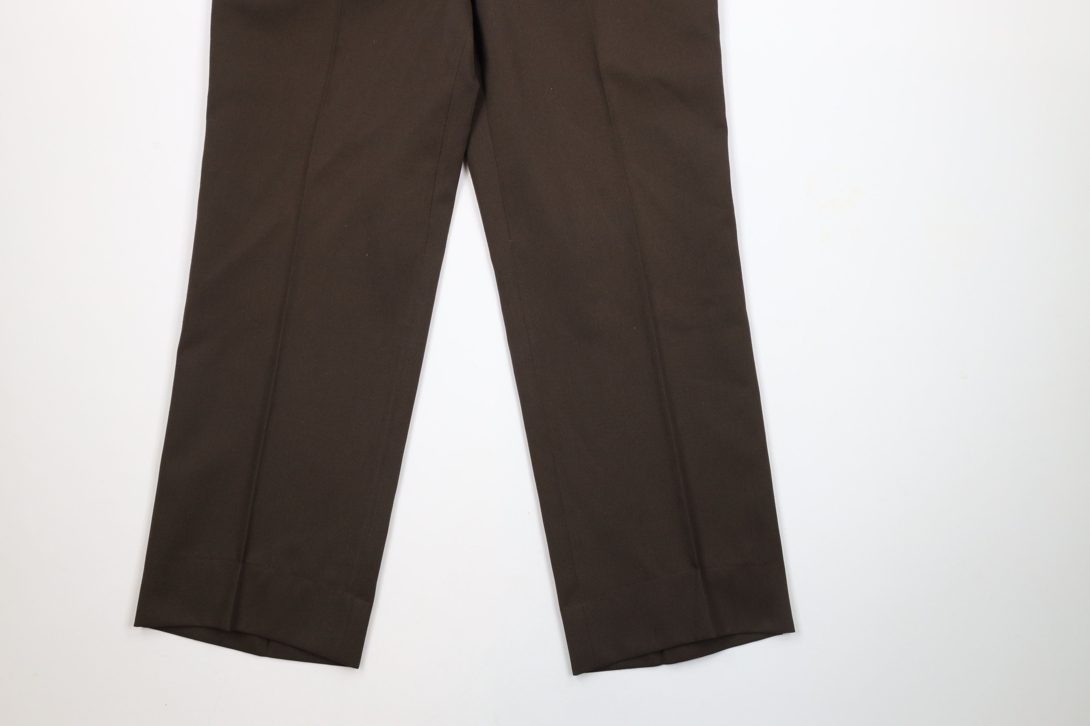 Vintage Vintage 70s Streetwear Bell Bottoms Pants Trousers Brown Size US 32 / EU 48 - 4 Thumbnail