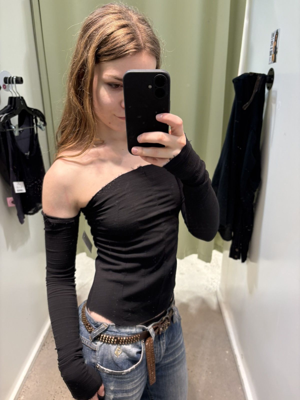Marc Le Bihan Marc le bihan off the shoulder crinkle top. Size S / US 4 / IT 40 - 1 Thumbnail