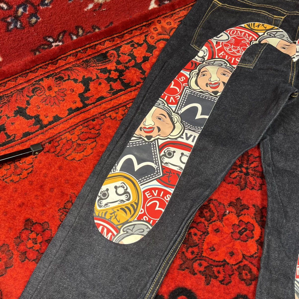 Evisu EVISU Jeans Big Back Daicock Seagull Graphic Archive Y2K Size US 36 / EU 52 - 7 Thumbnail