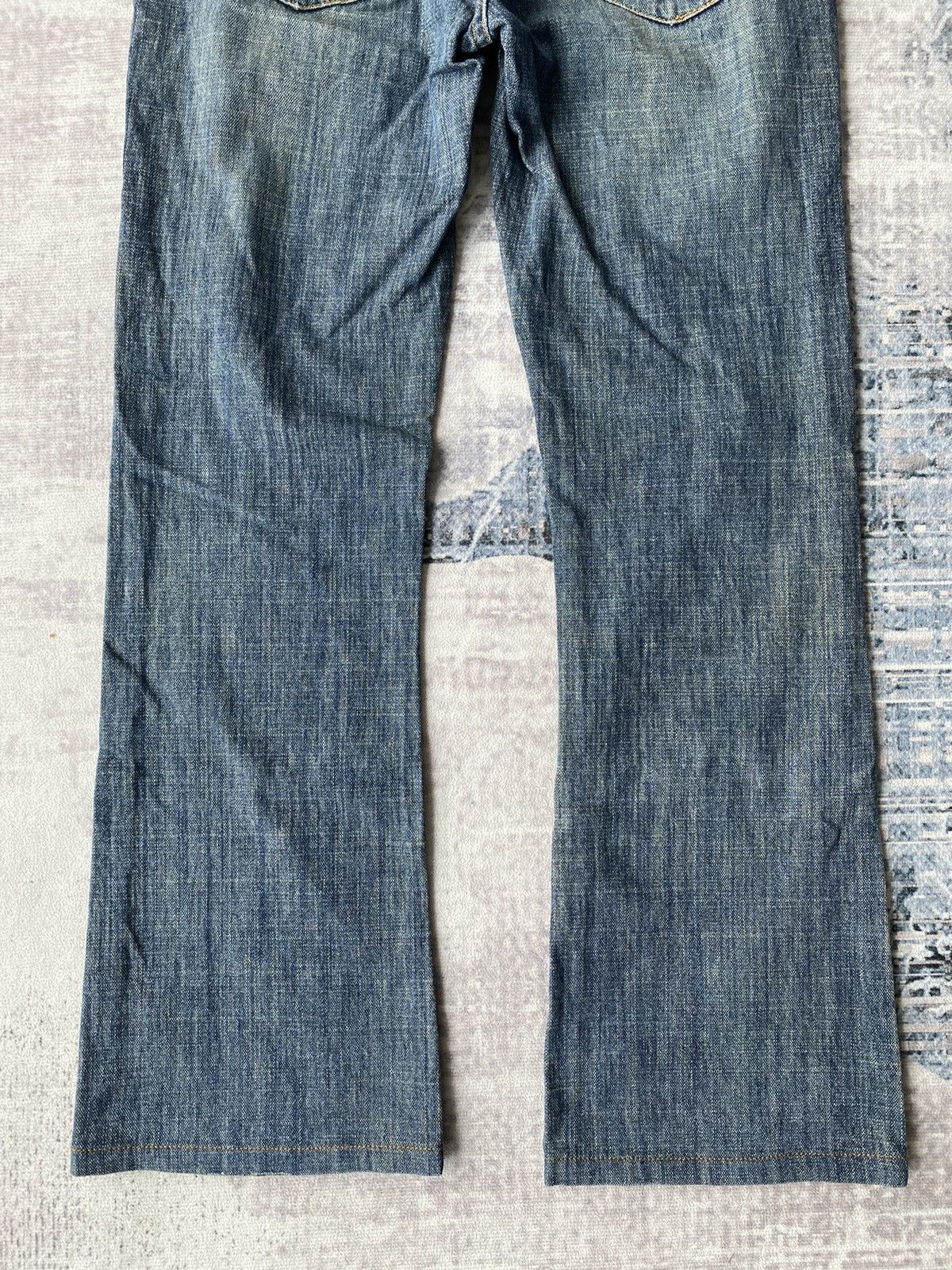 Japanese Brand Vintage Rifle Jeans Distressed Flared Denim Size US 31 - 9 Thumbnail