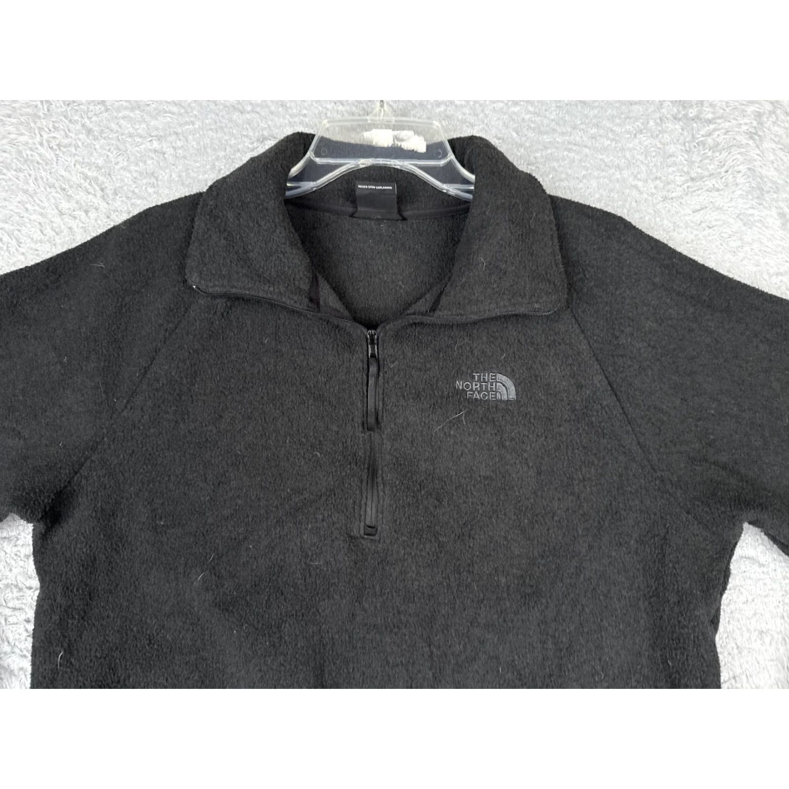 The North Face The North Face Jacket Womens Medium Black Fleece 1/4 Zip Pullover Outdoor Hiking Size M / US 6-8 / IT 42-44 - 4 Thumbnail