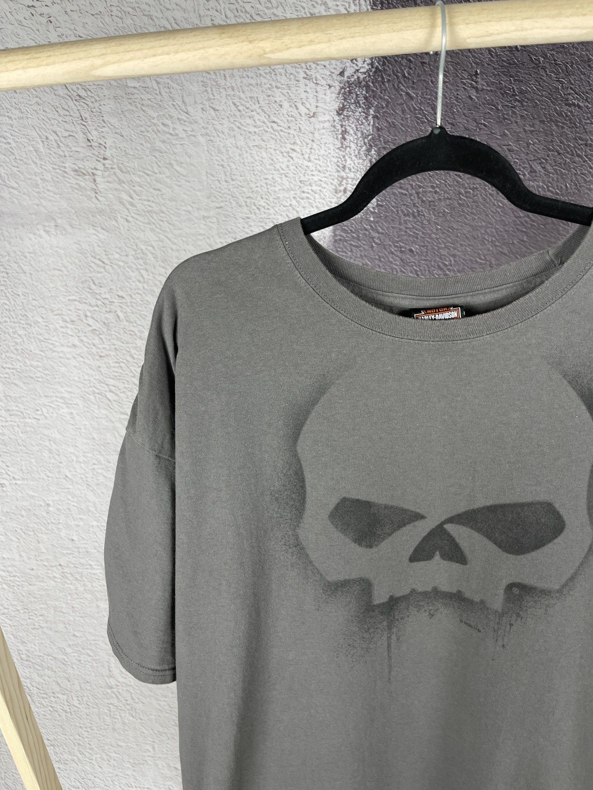 Harley Davidson Harley-Davidson tee Mens 3XL Skull Punisher Graphic Aargau Size US XXL / EU 58 / 5 - 4 Thumbnail