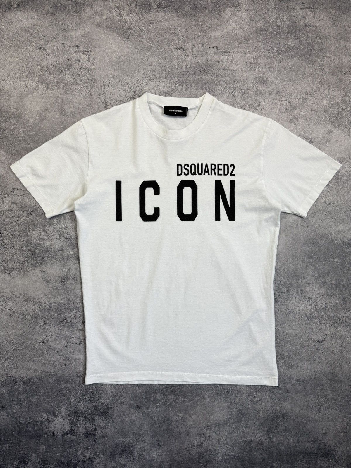 Dsquared2 Dsquared2 ICON Big Logo T-Shirt White Tee Y2K Streetwear Size US M / EU 48-50 / 2 - 1 Thumbnail