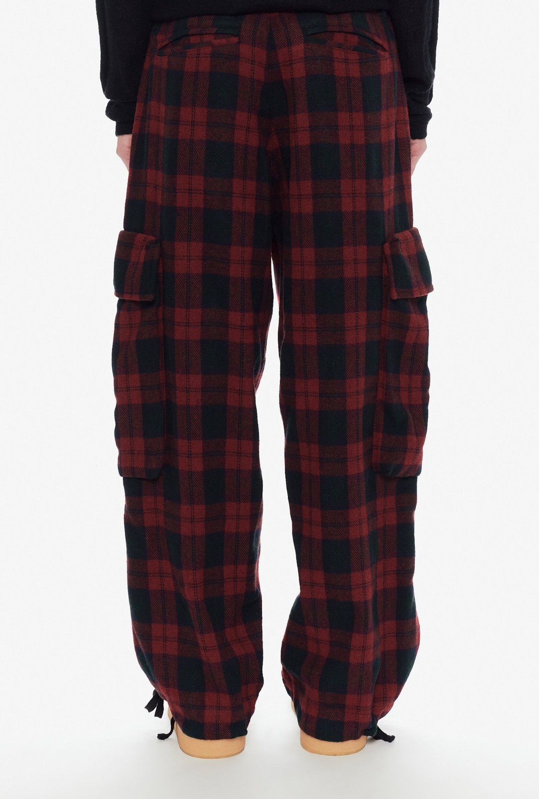 Greg Lauren Last Size Greg Lauren Wide Check Woolen Pants Size US 32 / EU 48 - 2 Thumbnail