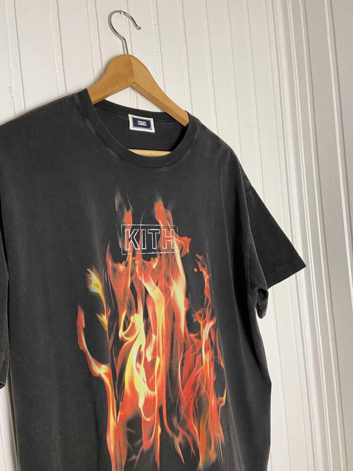 Kith Tee Kith Pyro Box Logo Vintage Black Size M Size US M / EU 48-50 / 2 - 2 Thumbnail