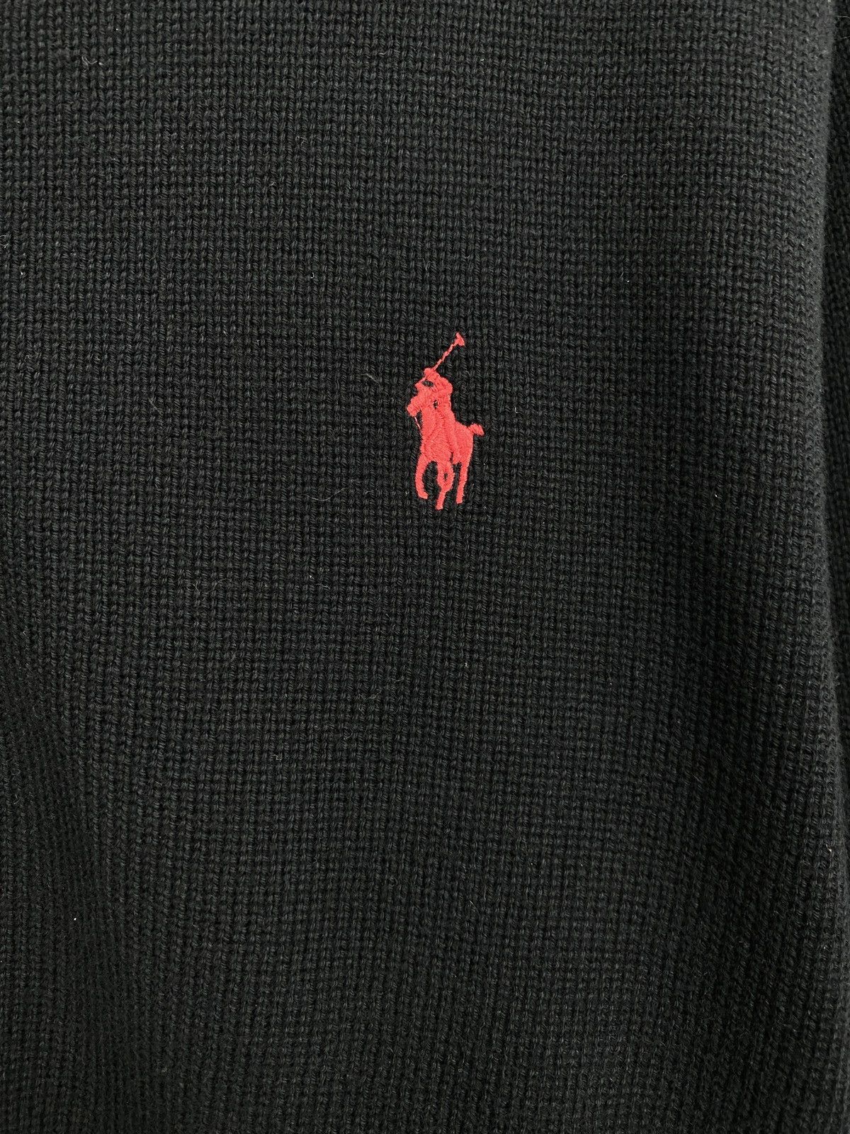 Polo Ralph Lauren 🇺🇸 Vintage 90s Ralph Lauren Knitted Zip Sweater Rare Retro Size US XXL / EU 58 / 5 - 4 Thumbnail