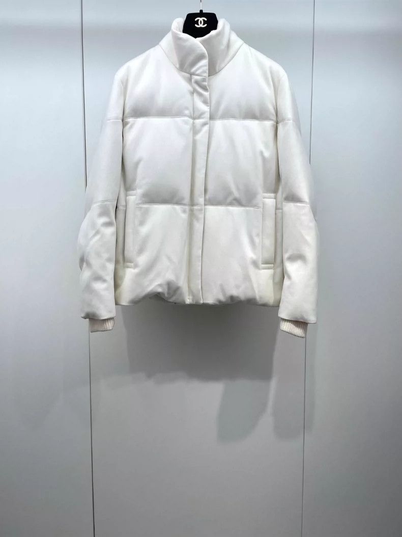 Moncler classic white down-filled puffer jacket-dmc Size US L / EU 52-54 / 3 - 1 Thumbnail