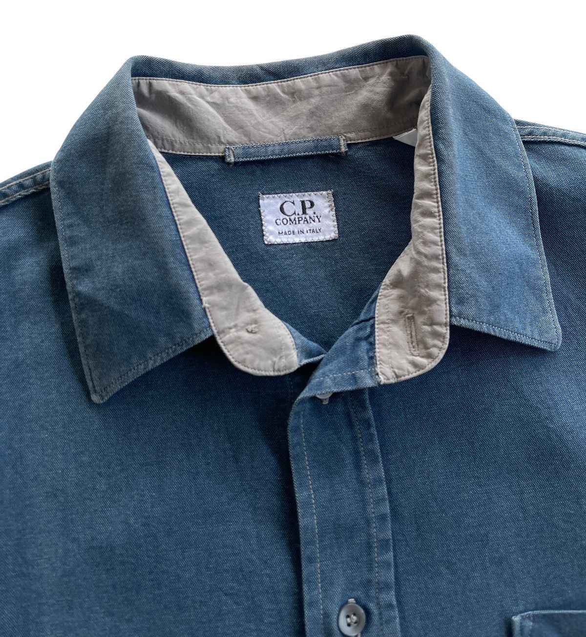 C.P. Company C.P Company Massimo Osti Work Navy Shirt Size US M / EU 48-50 / 2 - 4 Thumbnail