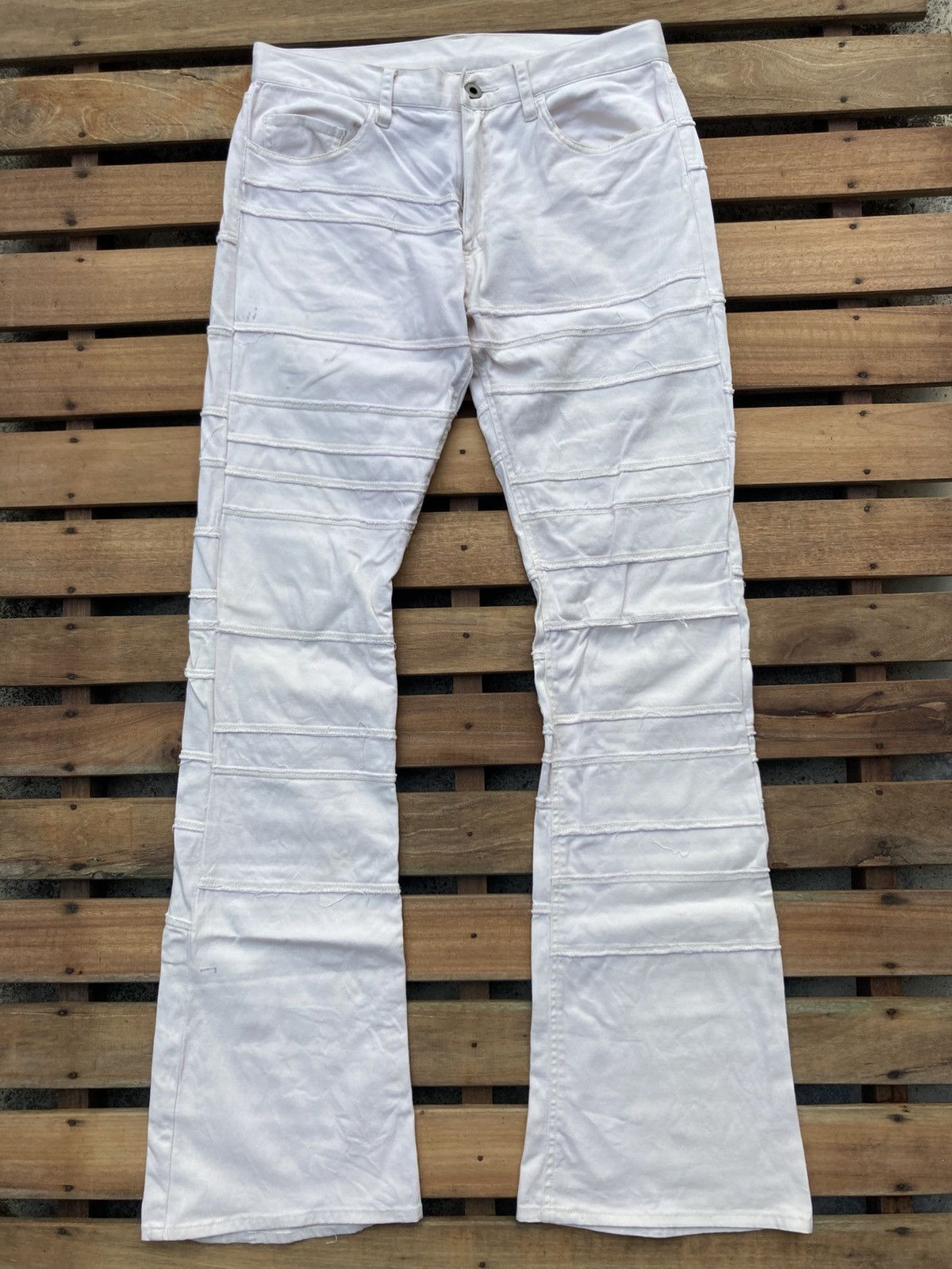 Japanese Brand Rupert Edge Japan Brand Hagi Flare Denim Jeans Size US 30 / EU 46 - 2 Thumbnail