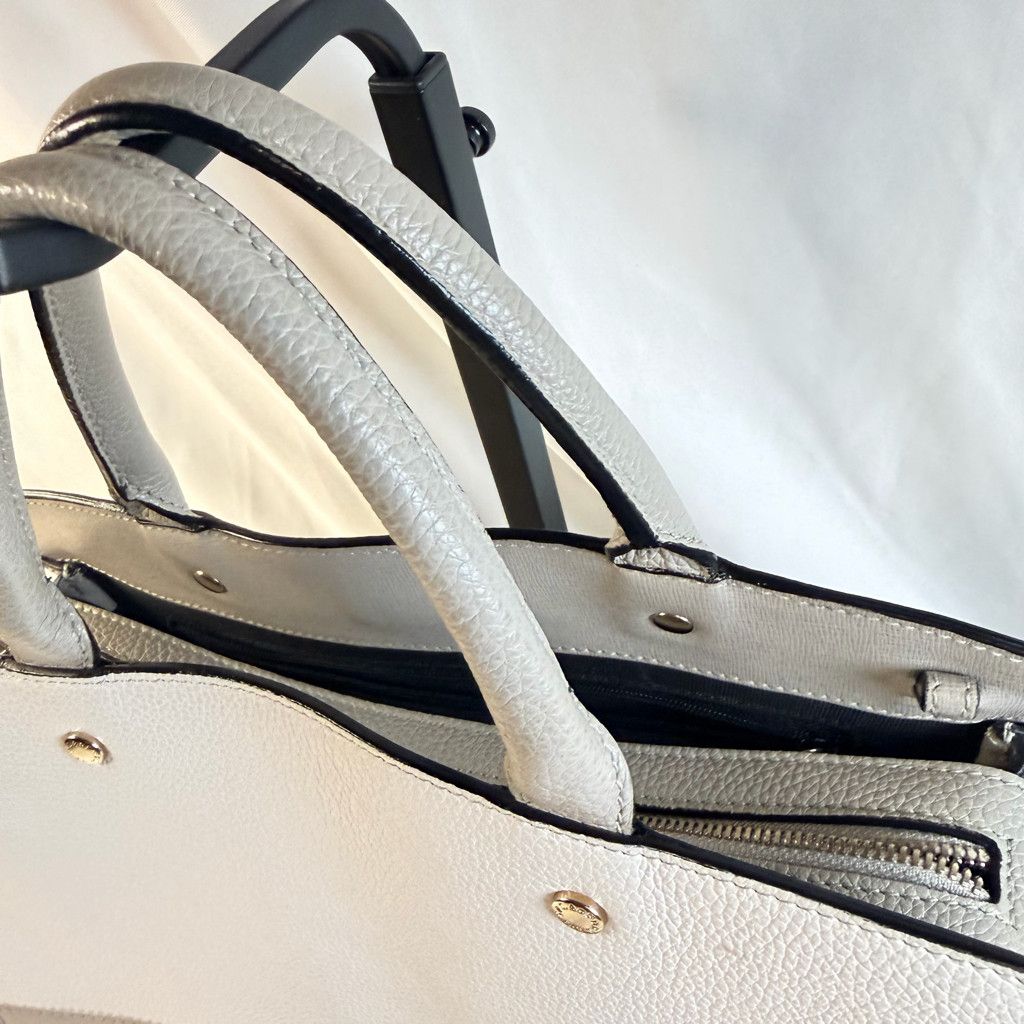 Furla Furla Satchel - Dove Grey/White - NEW w/ Dust Bag & COA Size ONE SIZE - 7 Thumbnail