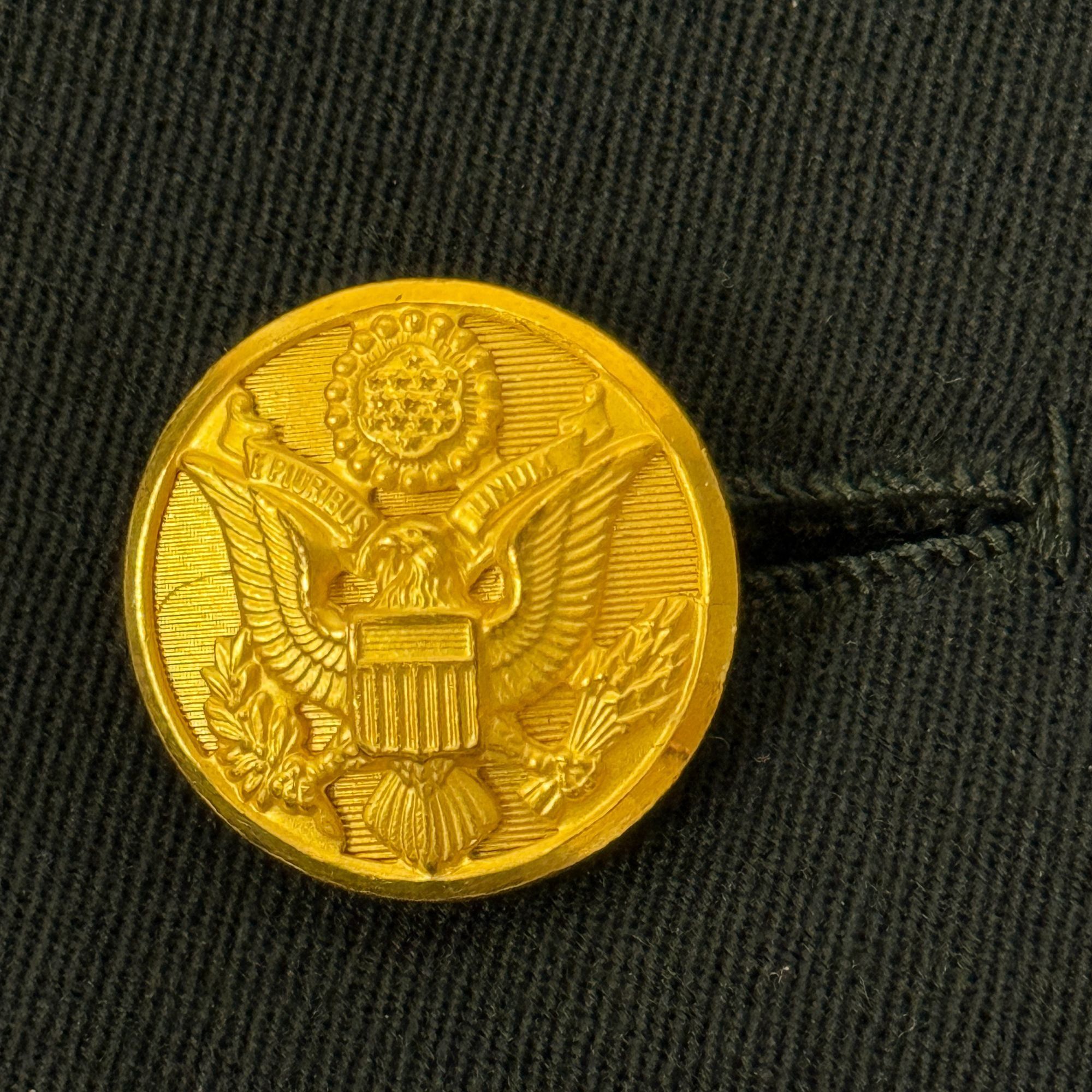 Other WWII OFFICERS Service CAPTAINS Military GABARDINE Jacket 40 Size 40R - 7 Thumbnail