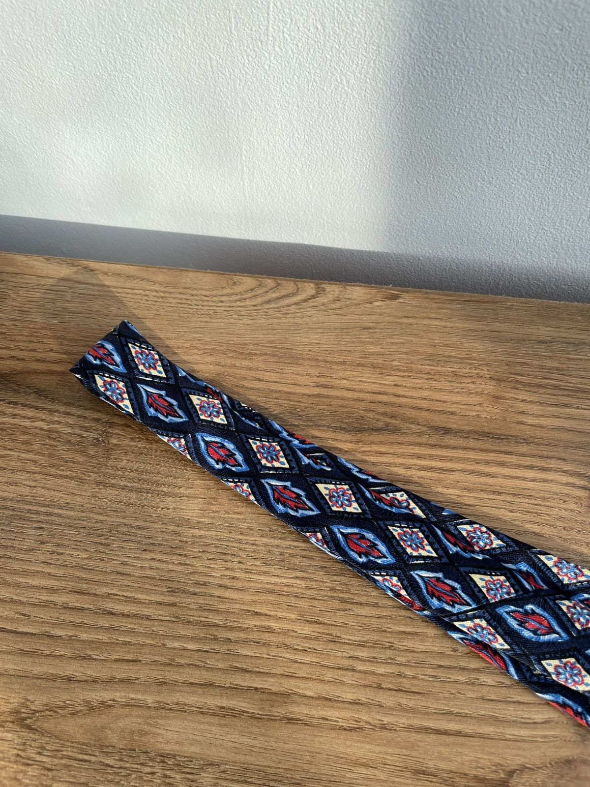 Yves Saint Laurent Yves Saint Laurent YSL Silk Tie Multicolor Geometric Print Size ONE SIZE - 6 Thumbnail