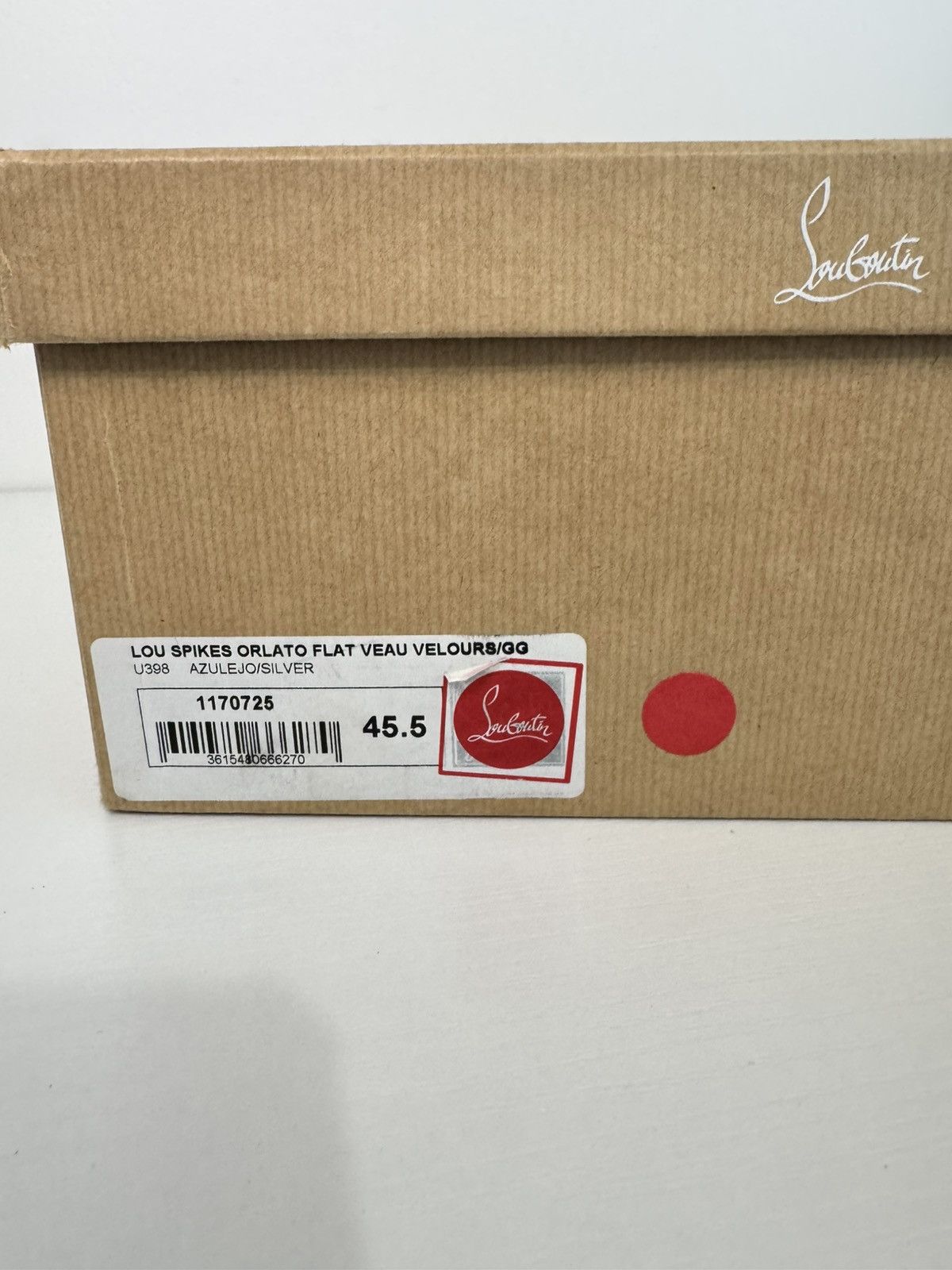 Louis Vuitton Christian Louboutin Lou Spikes Orlato Sneakers – Sz 45.5 Size US 12.5 / EU 45-46 - 9 Thumbnail