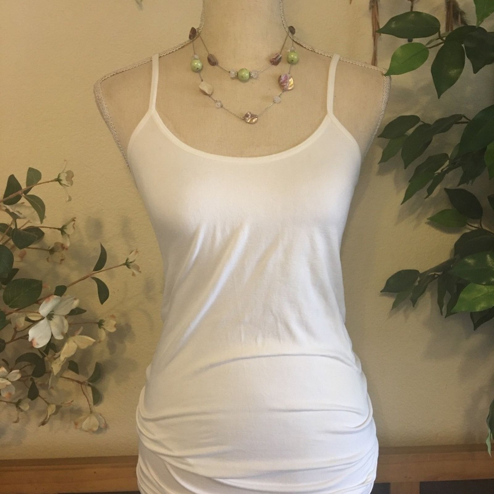 Jewelry Layered double strand beaded silver chain necklace Size ONE SIZE - 4 Thumbnail