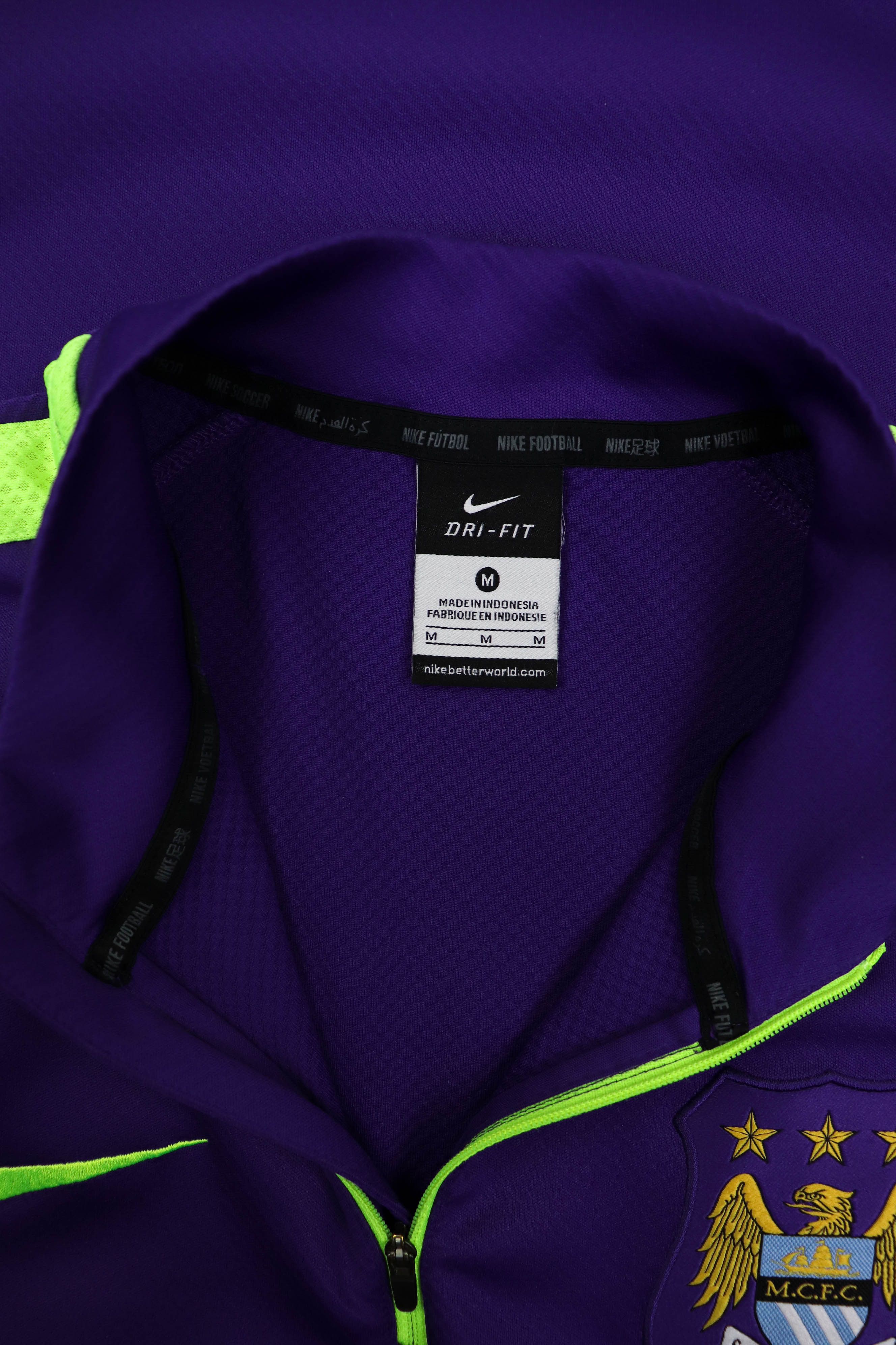 Nike Manchester City Nike MCFC Football Mock Neck Zip Long Sleeve Size US M / EU 48-50 / 2 - 12 Thumbnail