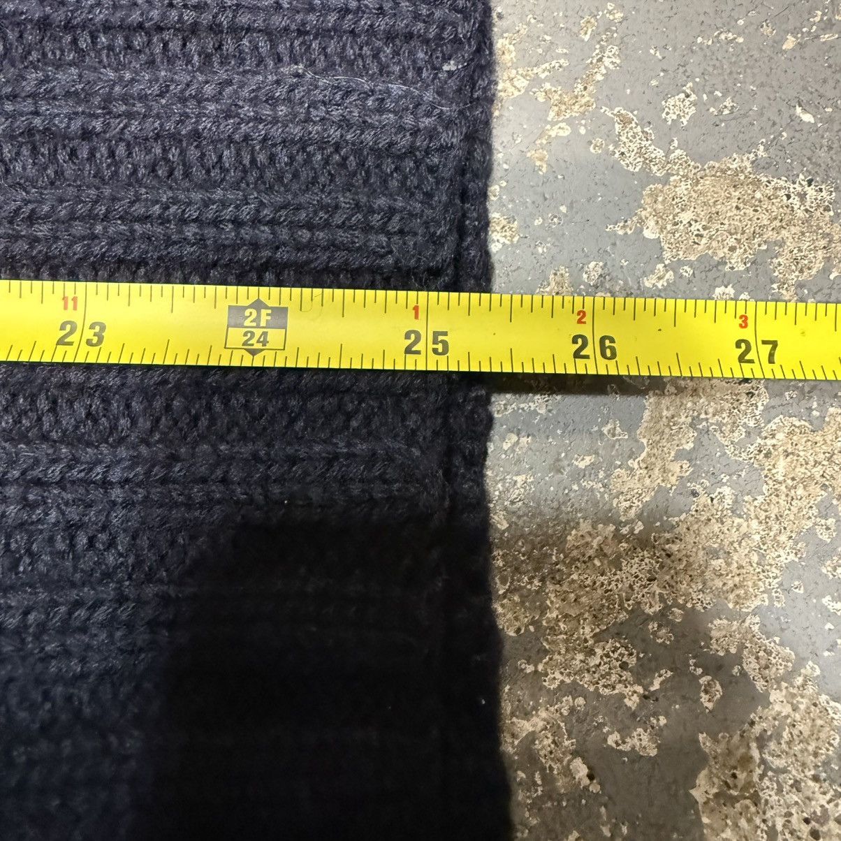 Vintage Vintage Polo Ralph Lauren Navy Blue Handknit Wool Sweater Size US L / EU 52-54 / 3 - 15 Thumbnail