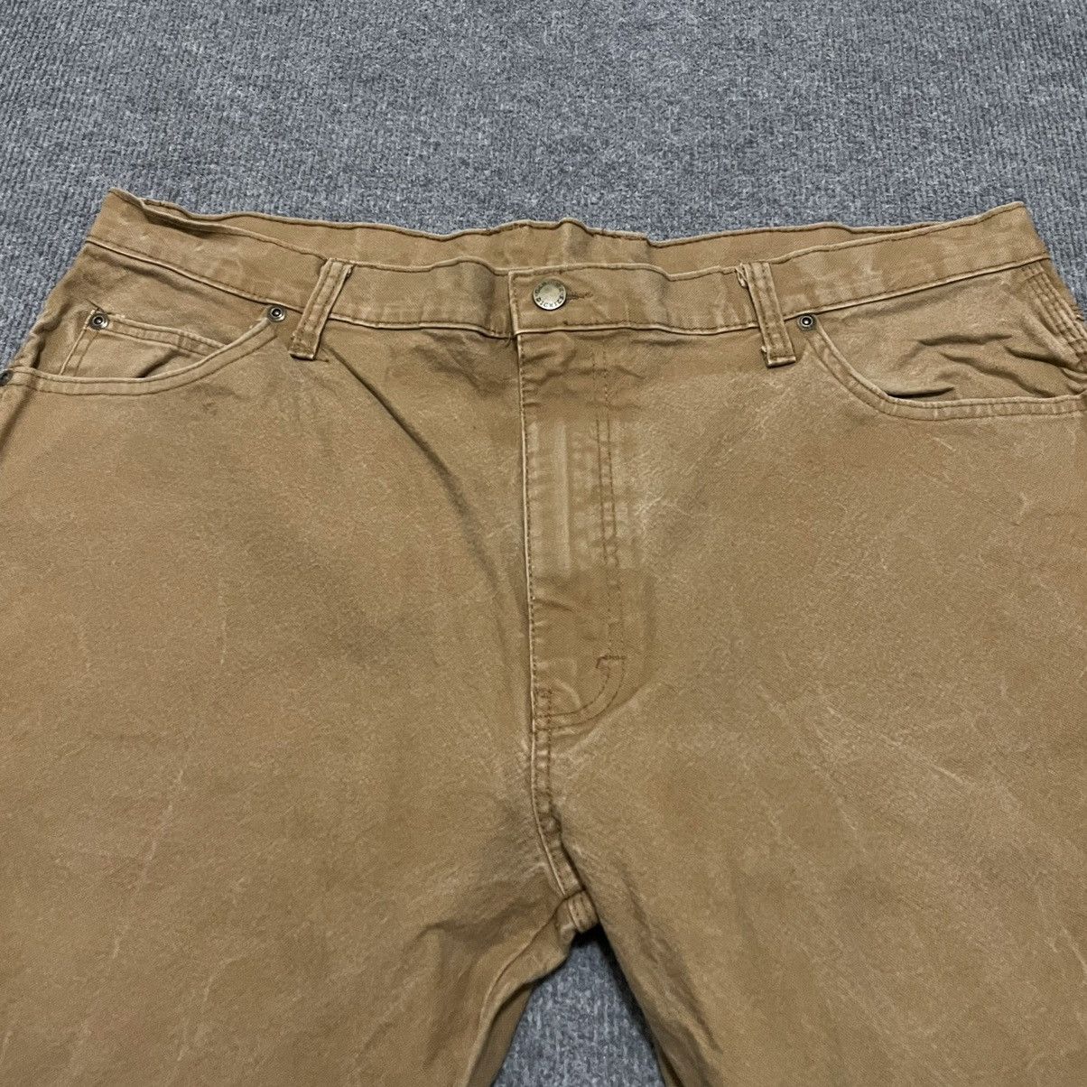 Dickies × Vintage Vintage Dickies Carpenter Pant Faded Brown 39x31 Size US 39 - 3 Thumbnail