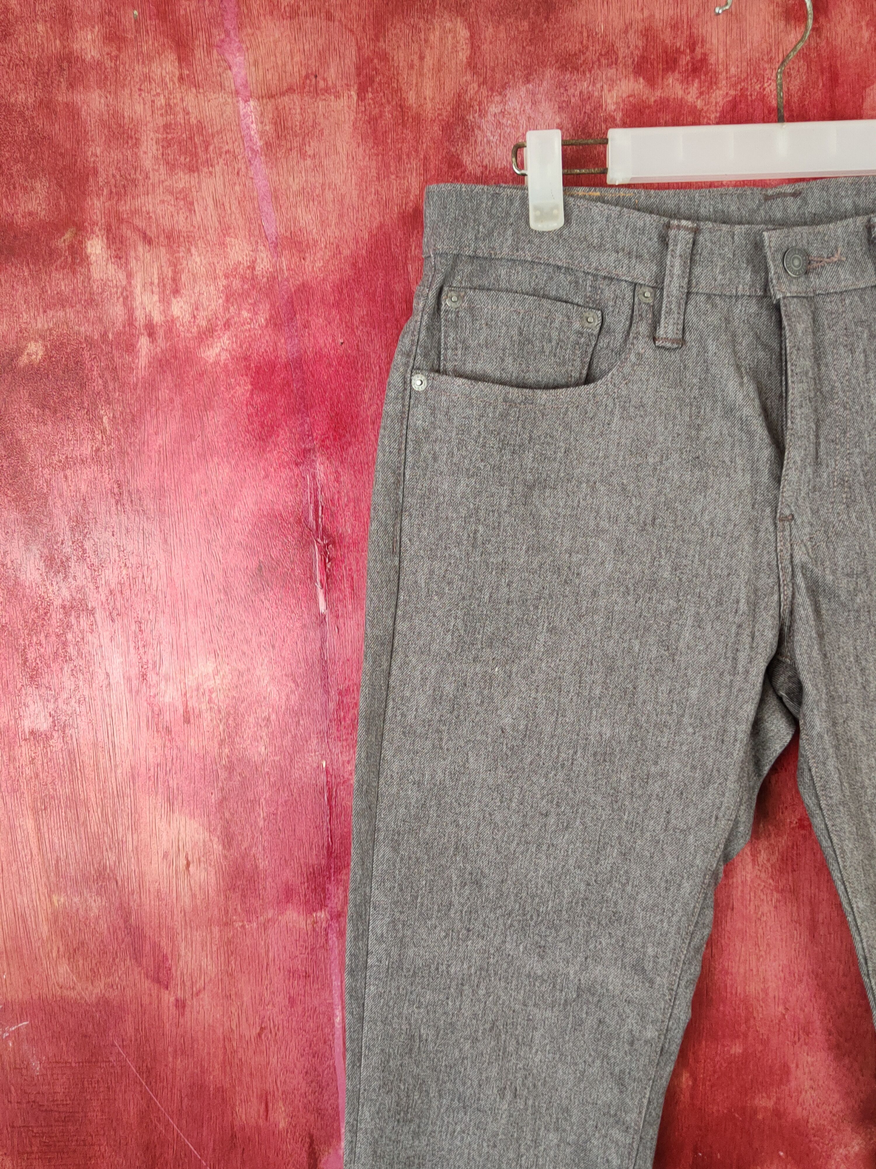 Levi's Levi's Brown Multipocket Skinny Casual Pants #S1829 Size 32" / US 10 / IT 46 - 3 Thumbnail