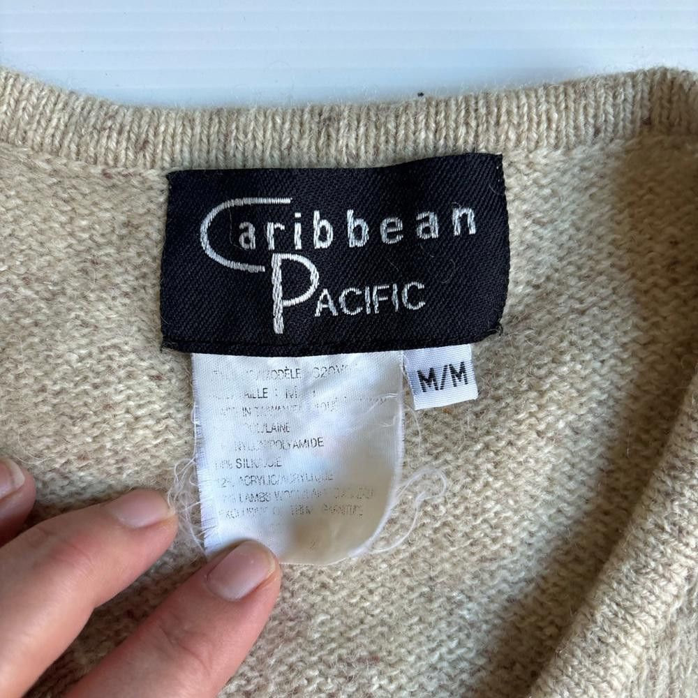 Designer Vintage Y2K Caribbean pacific embroidered vest Size M / US 6-8 / IT 42-44 - 3 Thumbnail