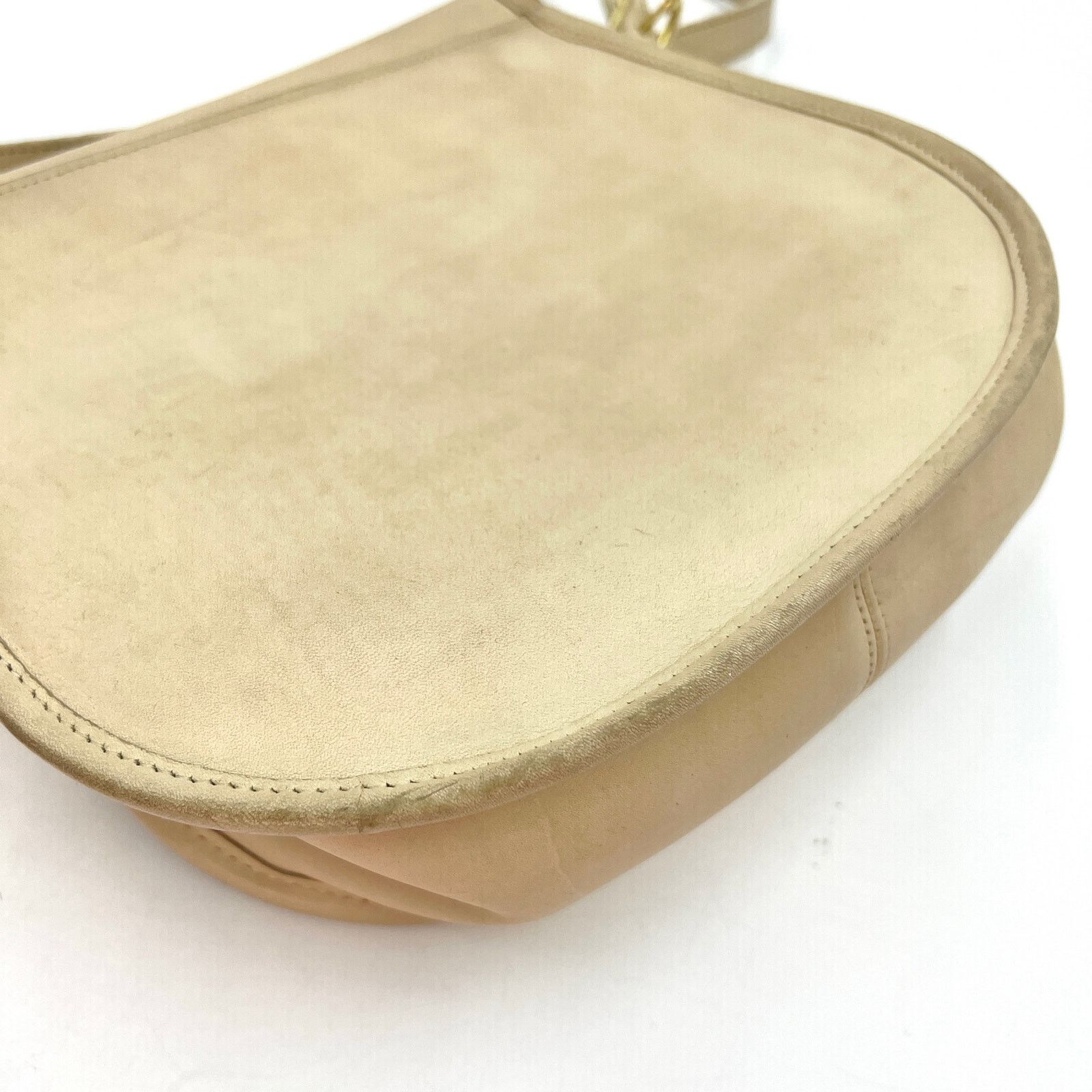 Coach × Vintage Vintage 80s Coach Saddlery Bag Bone Leather Crossbody 9535 Size ONE SIZE - 9 Thumbnail