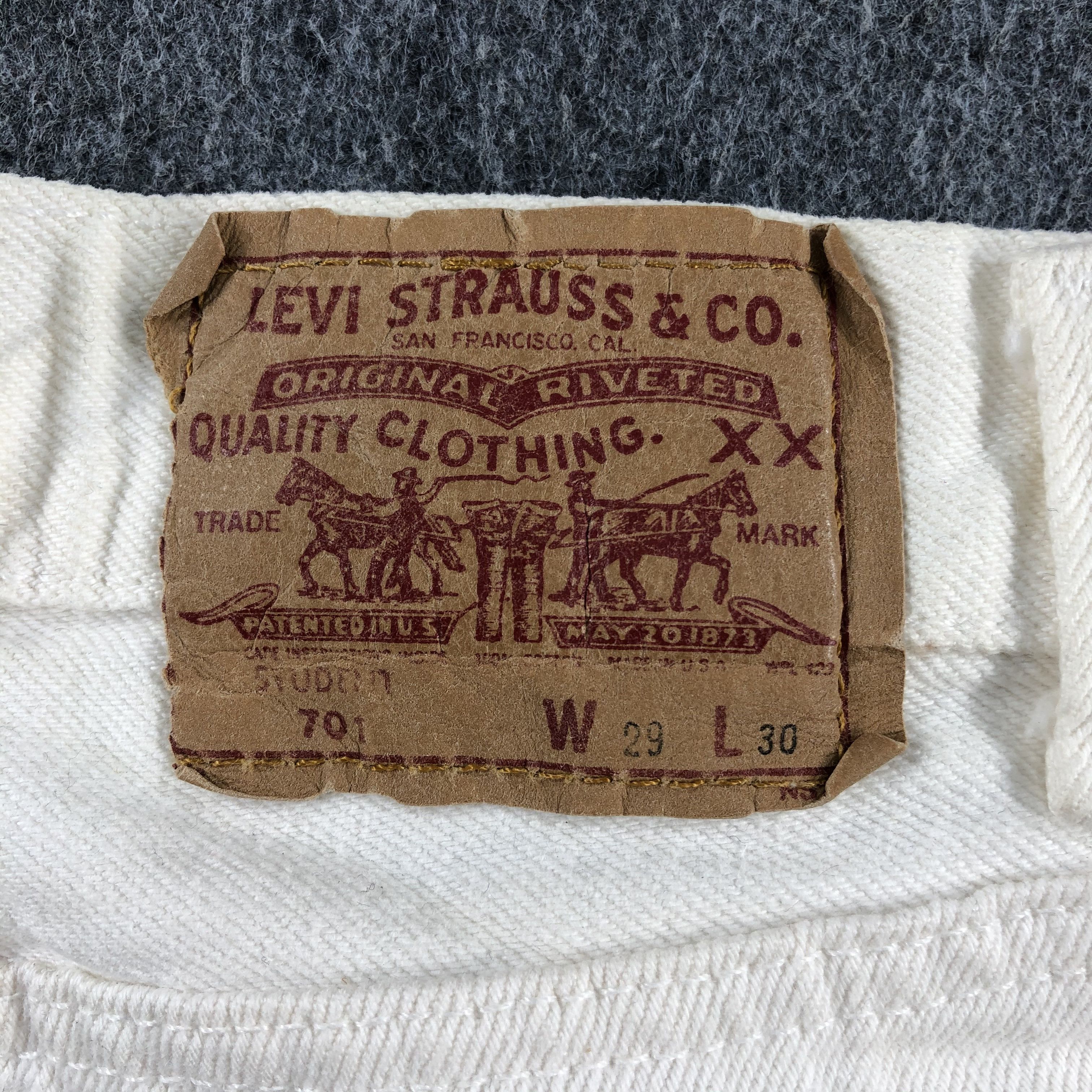 Levi's × Vintage 90s Vintage Light Wash Levis 701 Jeans-J2366 Size US 28 / EU 44 - 5 Thumbnail