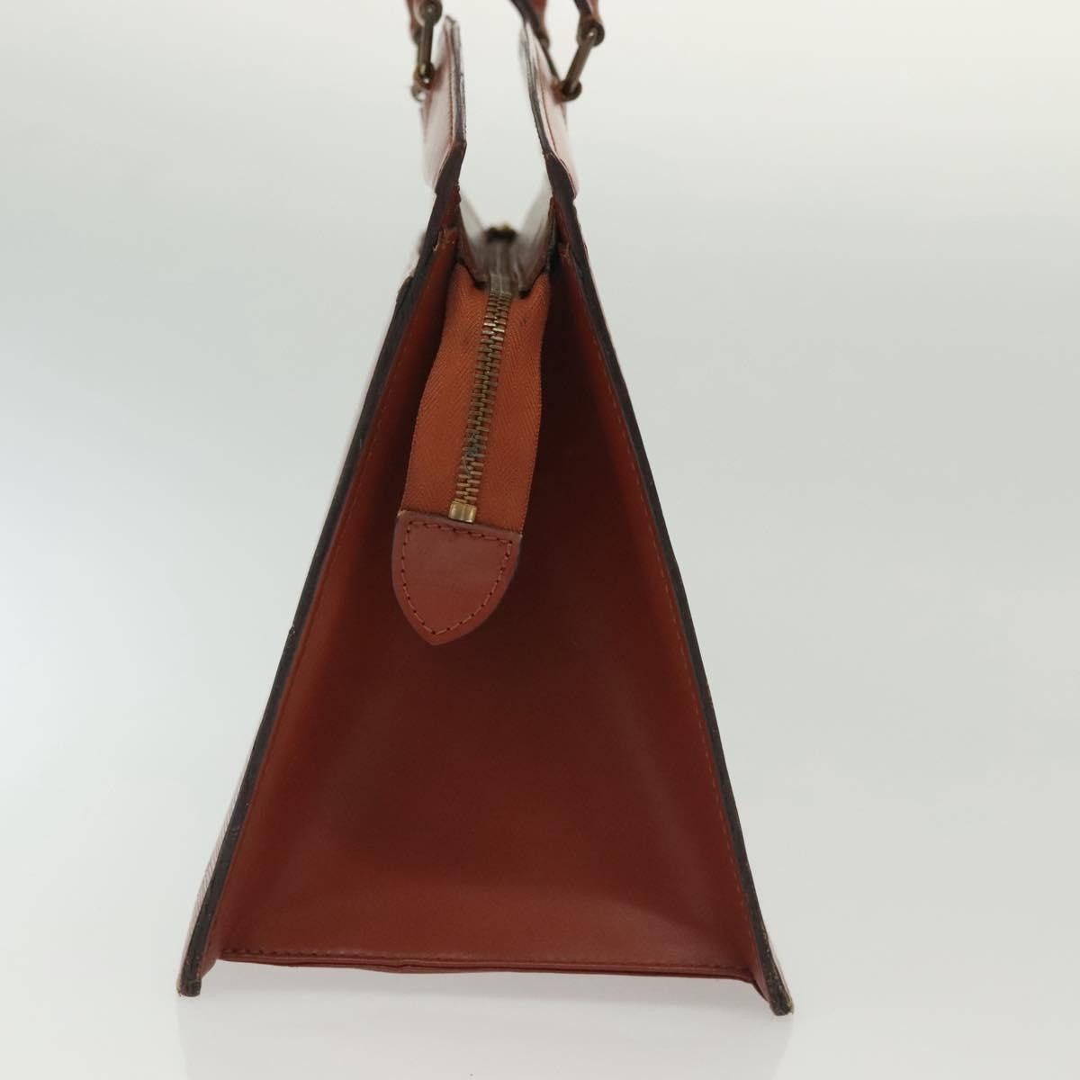 Louis Vuitton LOUIS VUITTON Epi Riviera Hand Bag Brown M48183 Size ONE SIZE - 4 Thumbnail