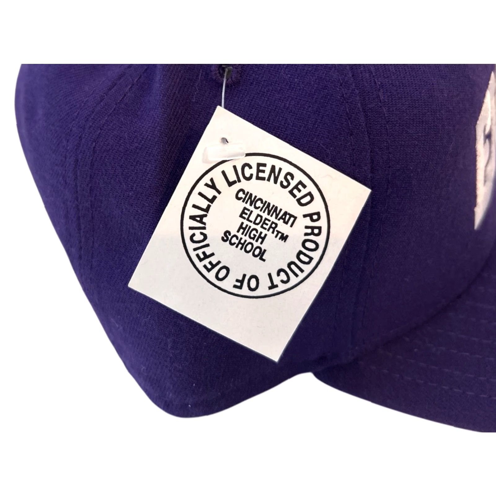 New Era VINTAGE New Era Baseball Cap Hat 7 3/8 Purple USA Wool Blend NWT Deadstock Embroidered Logos Men Mens Size ONE SIZE - 2 Thumbnail