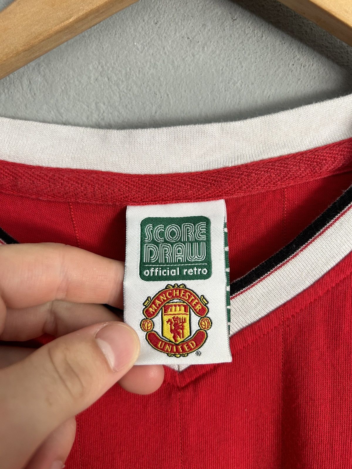 Other 1983 MANCHESTER UNITED jersey score draw retro Size US XL / EU 56 / 4 - 4 Thumbnail