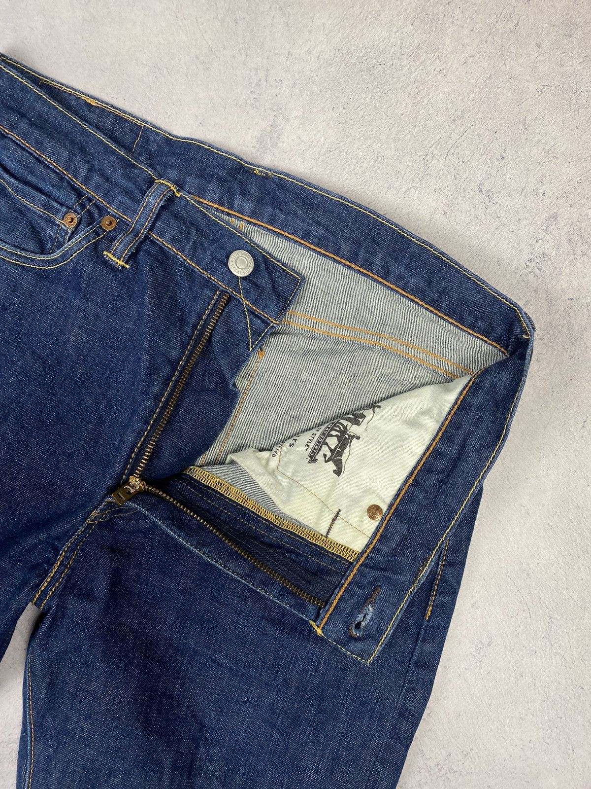 Designer × Levi's Levis 510 Dark Blue Denim Jeans 32 x 32 Size US 32 / EU 48 - 6 Thumbnail
