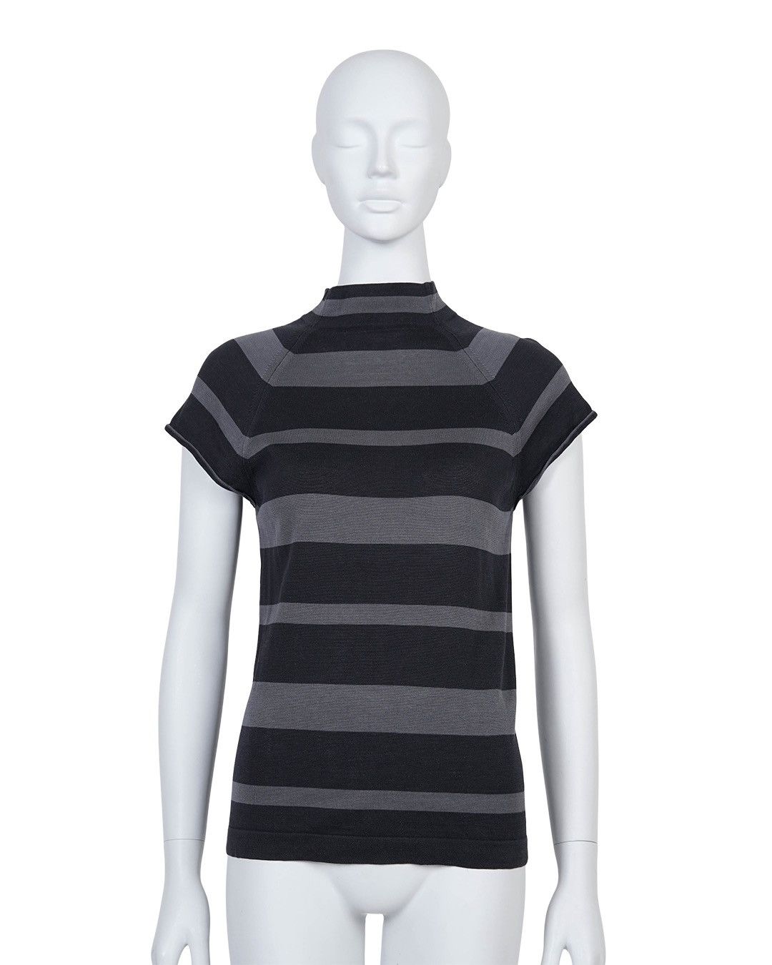 Prada Prada S/S2001 Stripe Tee Size L / US 10 / IT 46 - 2 Thumbnail