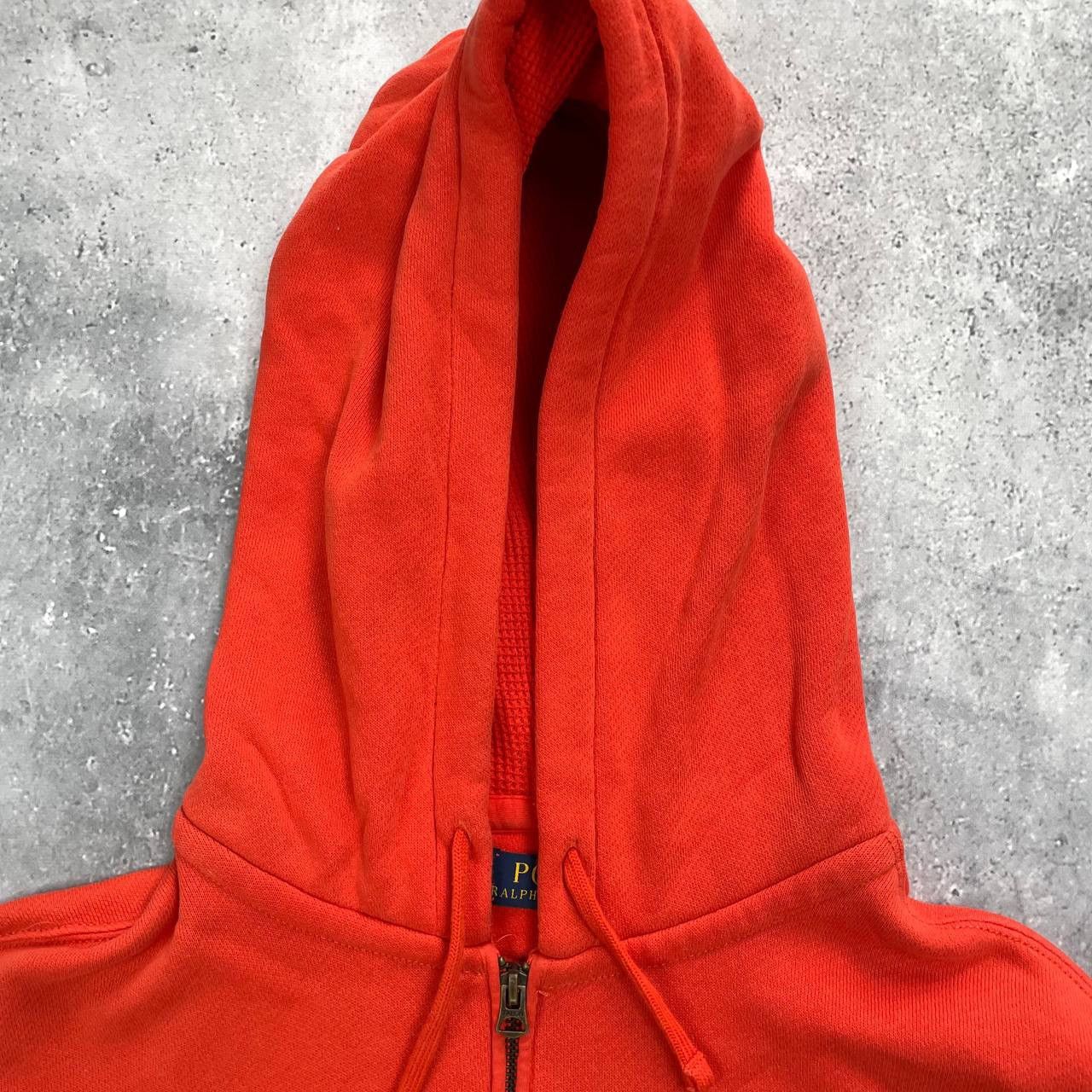 Polo Ralph Lauren Polo Ralph Lauren College Letter Quarter Zip Hoodie Orange Size US XL / EU 56 / 4 - 3 Thumbnail