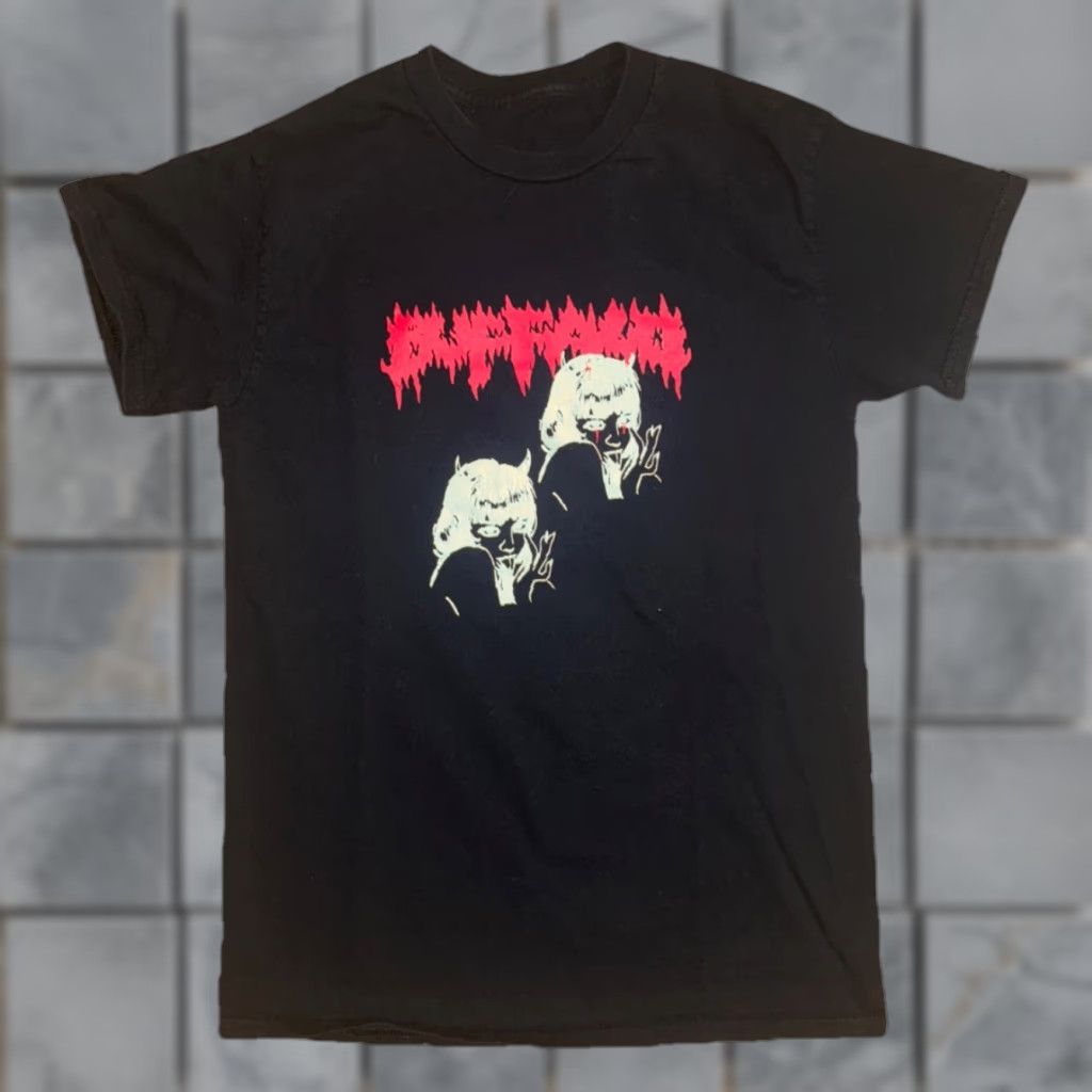Twins VINTAGE Buffalo Brand Twins Graphic T-Shirt Black Streetwear Medium 18x26 Size US L / EU 52-54 / 3 - 1 Thumbnail