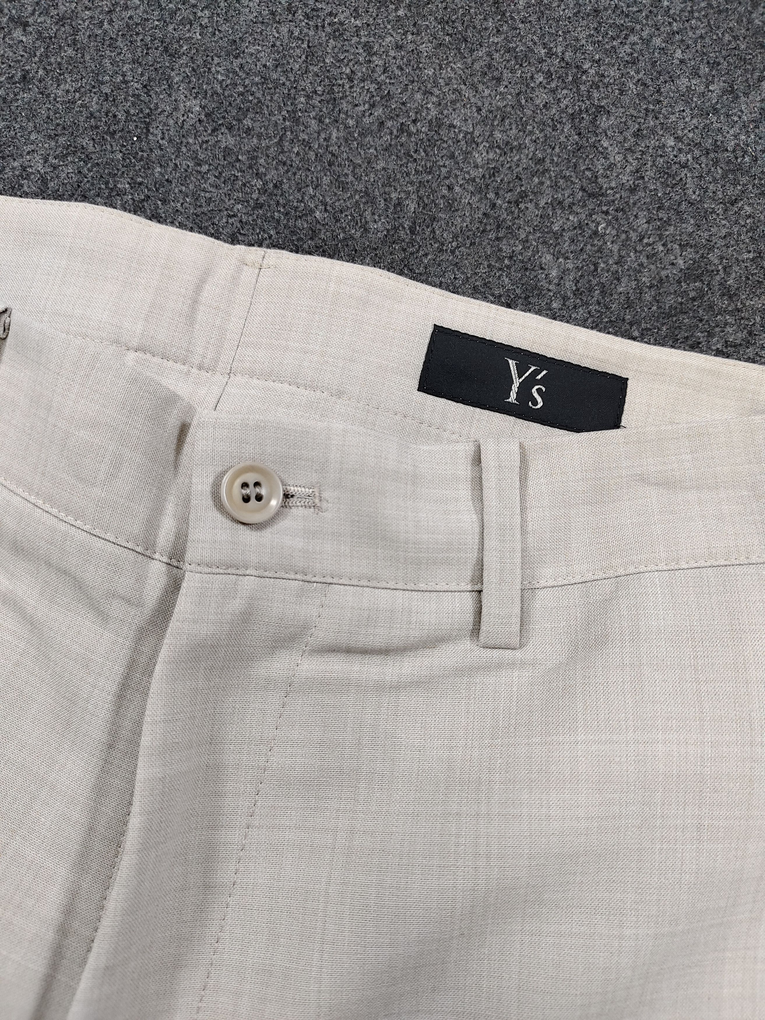 Yohji Yamamoto SAMPLE 🇯🇵 Yohji Yamamoto Y's Tailored Cropped Trousers Size US 31 - 5 Thumbnail