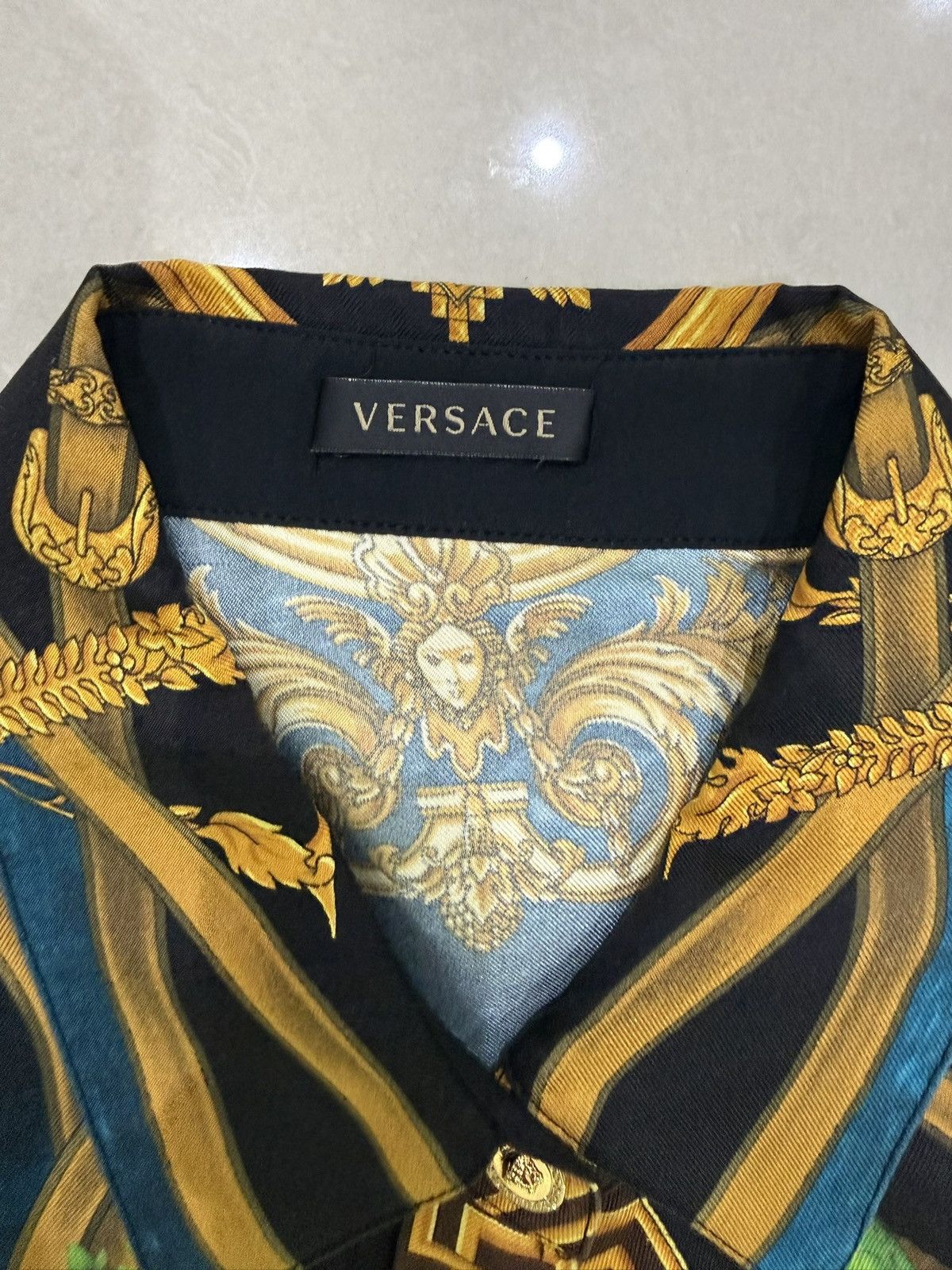 Versace Versace Cactus Print Long Sleeve Button Up Size US S / EU 44-46 / 1 - 3 Thumbnail