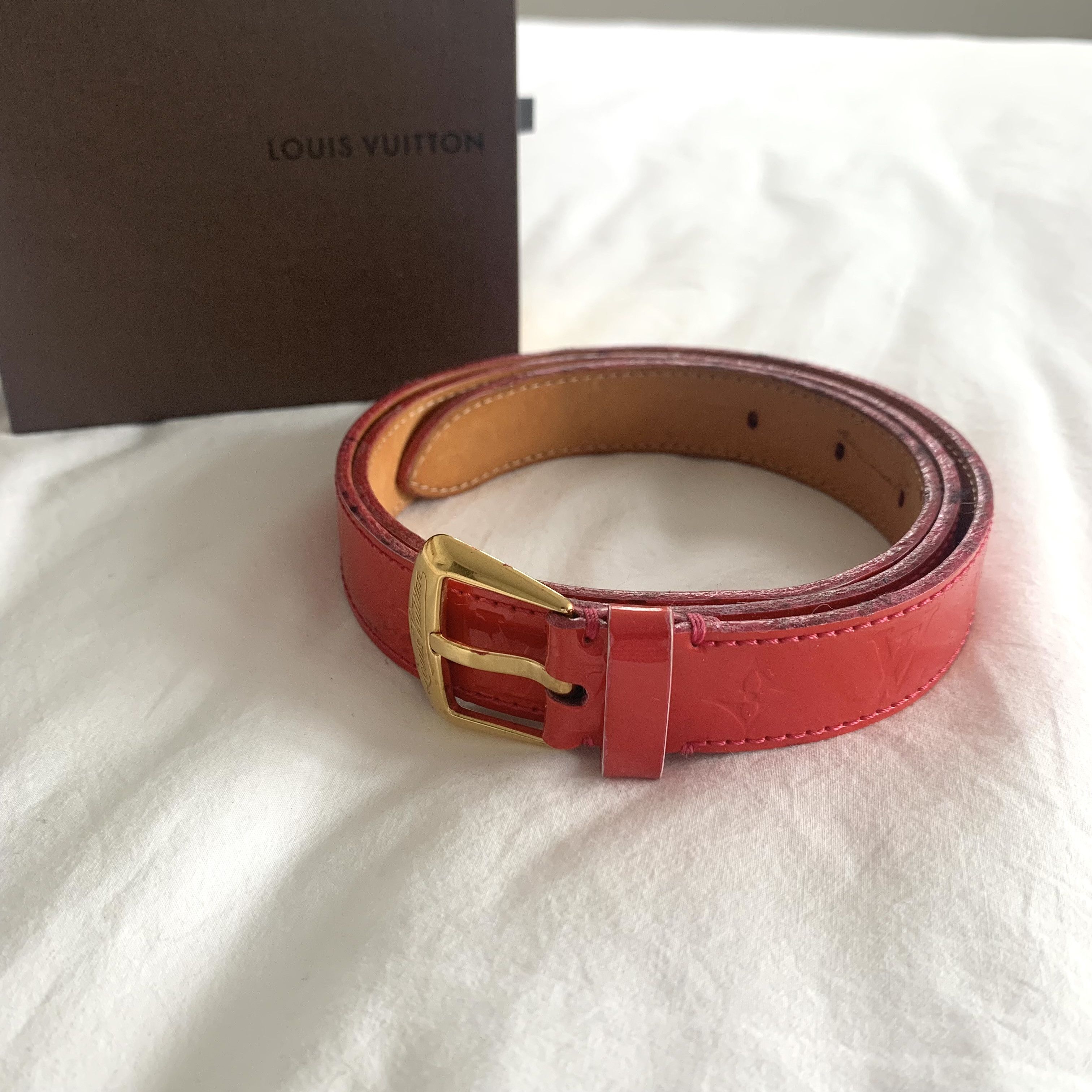 Louis Vuitton LOUIS VUITTON Silver CEINTURE CLASSIC BELT EPI