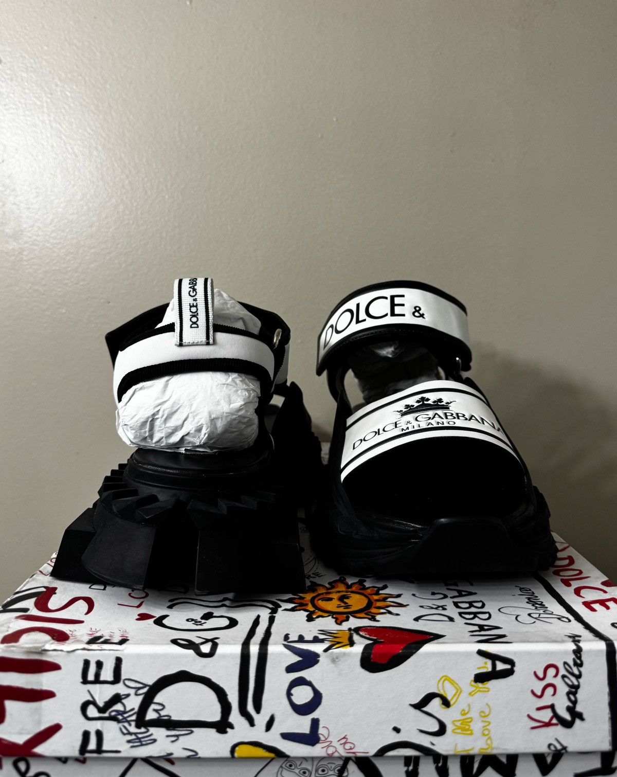 Dolce & Gabbana Super King Shark Slides Size US 11 / EU 44 - 5 Thumbnail