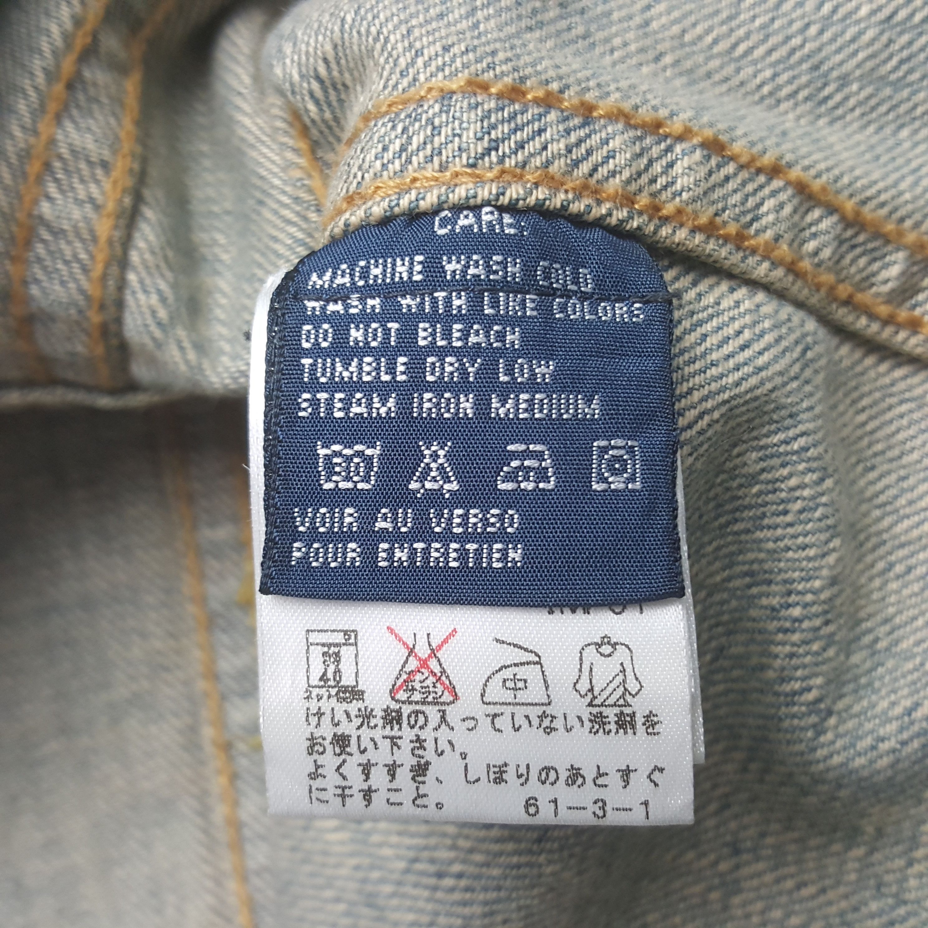 Ralph Lauren Vintage Ralph Lauren Denim Bikers Jacket Size US XS / EU 42 / 0 - 8 Thumbnail