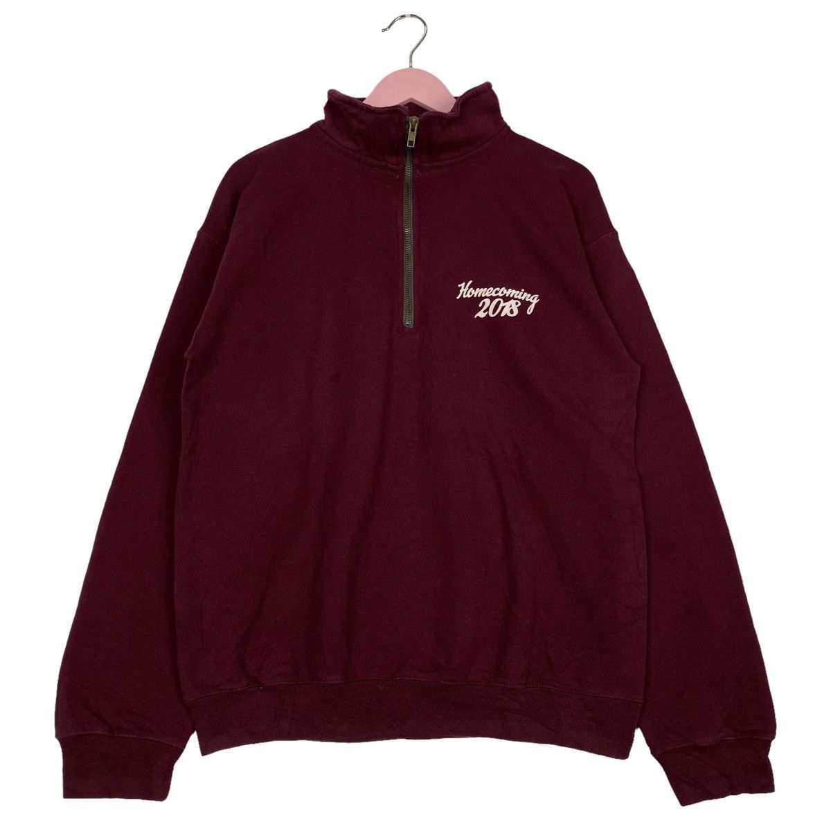Gildan × Vintage Vintage Gildan Homecoming Quarter Zip Full Print Size M / US 6-8 / IT 42-44 - 5 Thumbnail