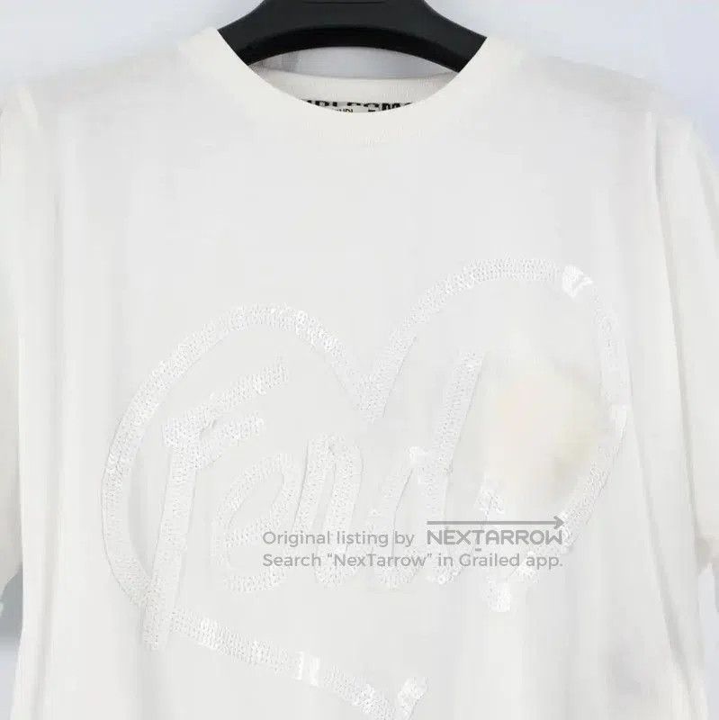 Fendi Fendi White Summer T-Shirt for Women . Size S / US 4 / IT 40 - 3 Thumbnail
