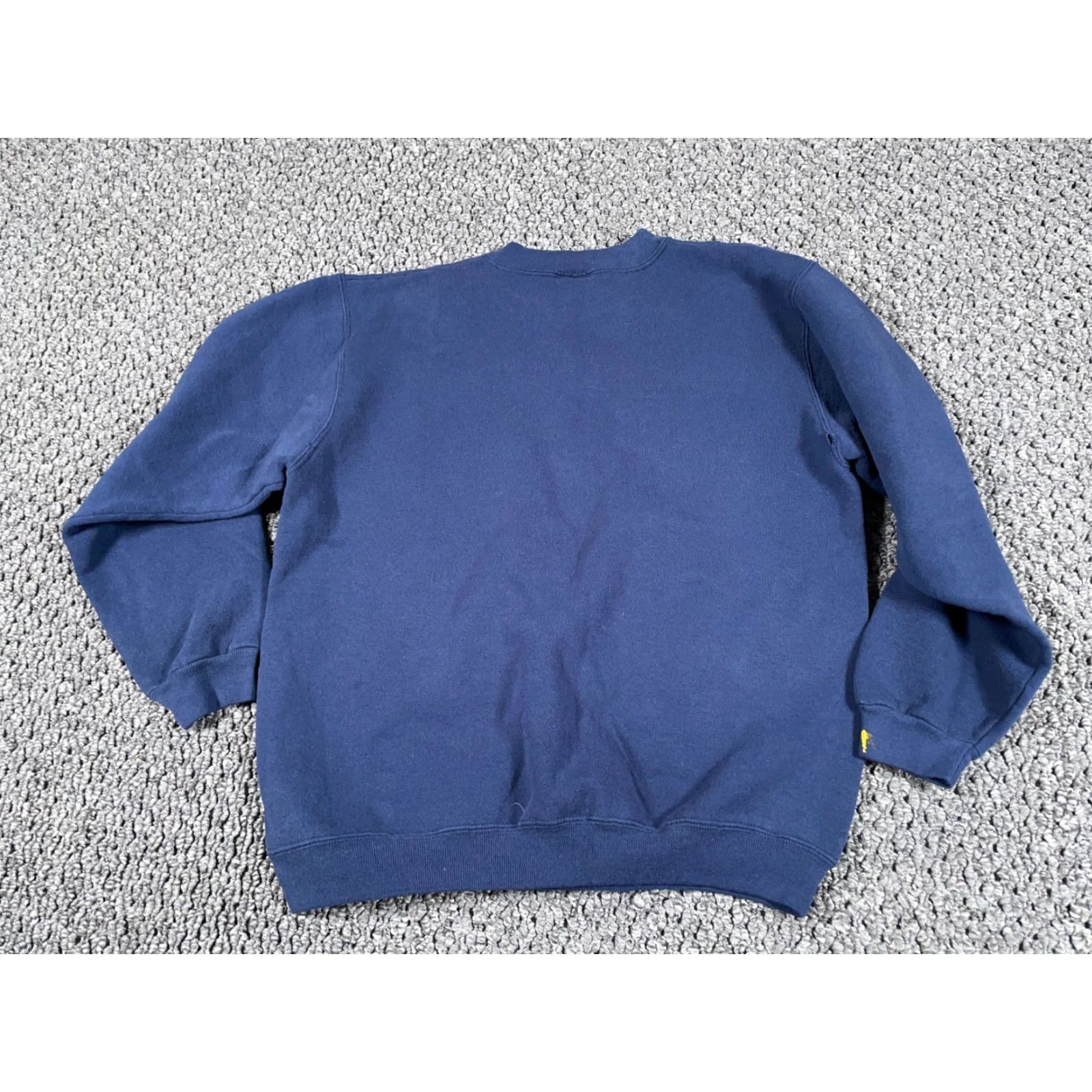 Vintage VTG Looney Tunes Tweety Bird Sweatshirt Dark Blue Embroidered Adult Medium Long Sleeve Crew Neck Pullover 90s Cartoon Retro Mens Size US M / EU 48-50 / 2 - 2 Thumbnail