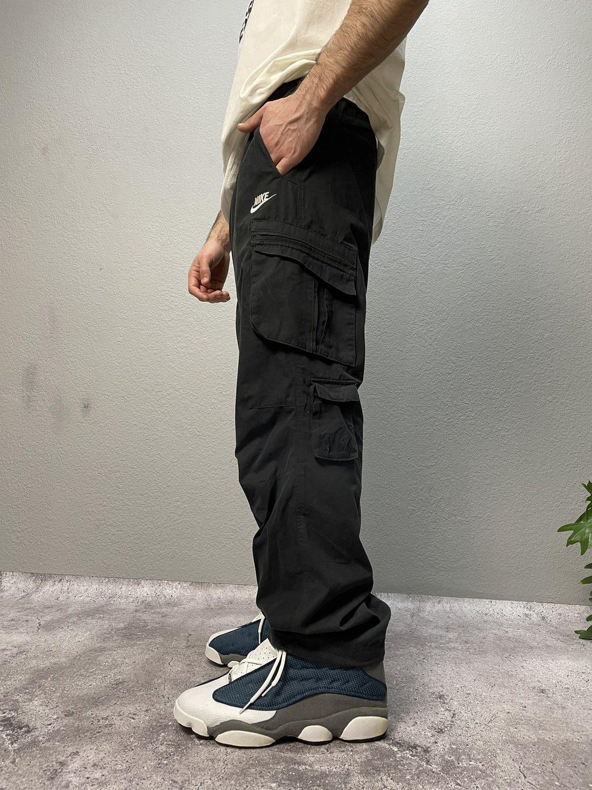 Vintage Nike Acg Cargo Pants Y2K Style Drill Baggy FitSize L