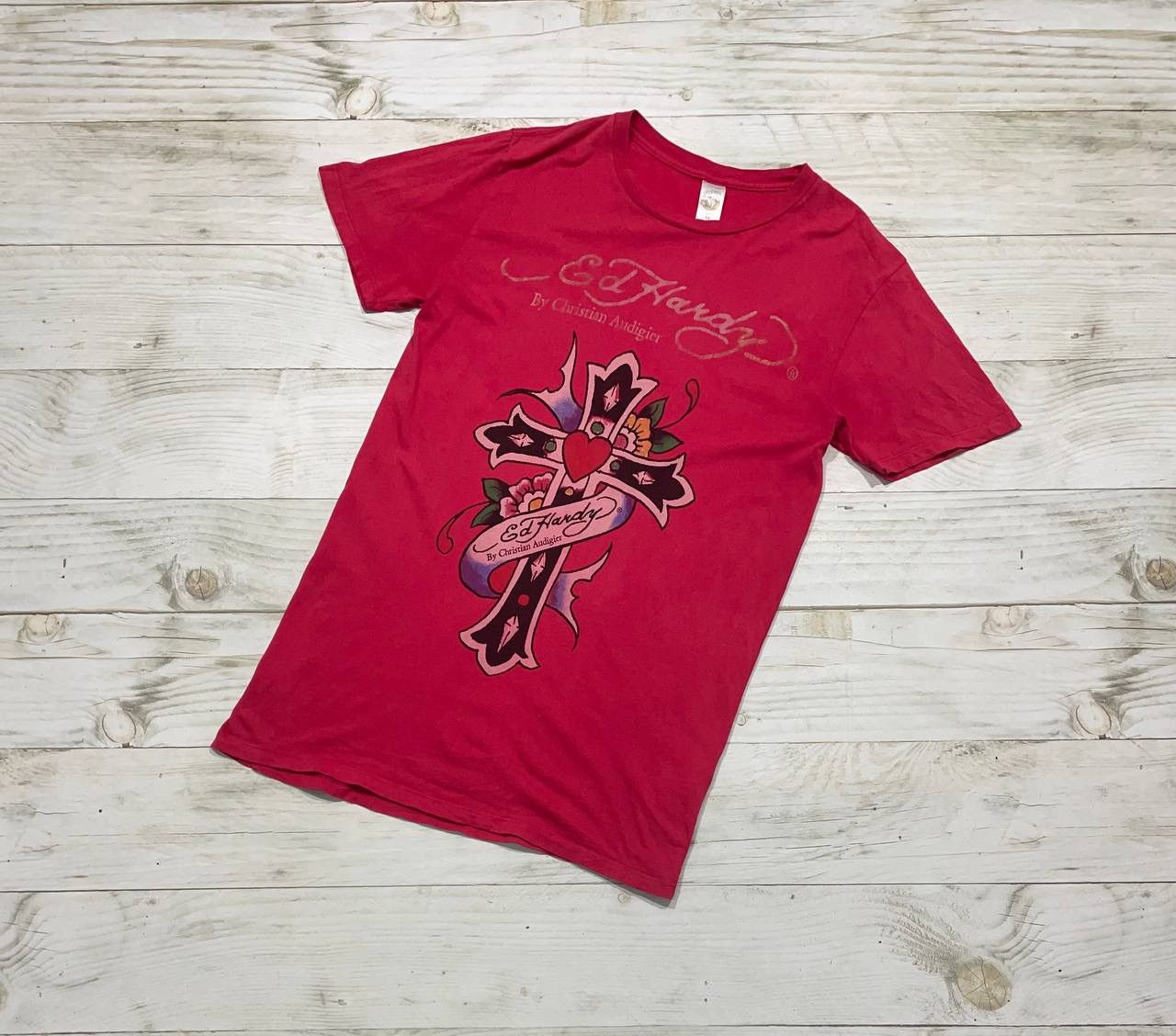 Christian Audigier Vintage Ed Hardy By Christian Audigier T-Shirt Logo Japan Size US M / EU 48-50 / 2 - 1 Thumbnail