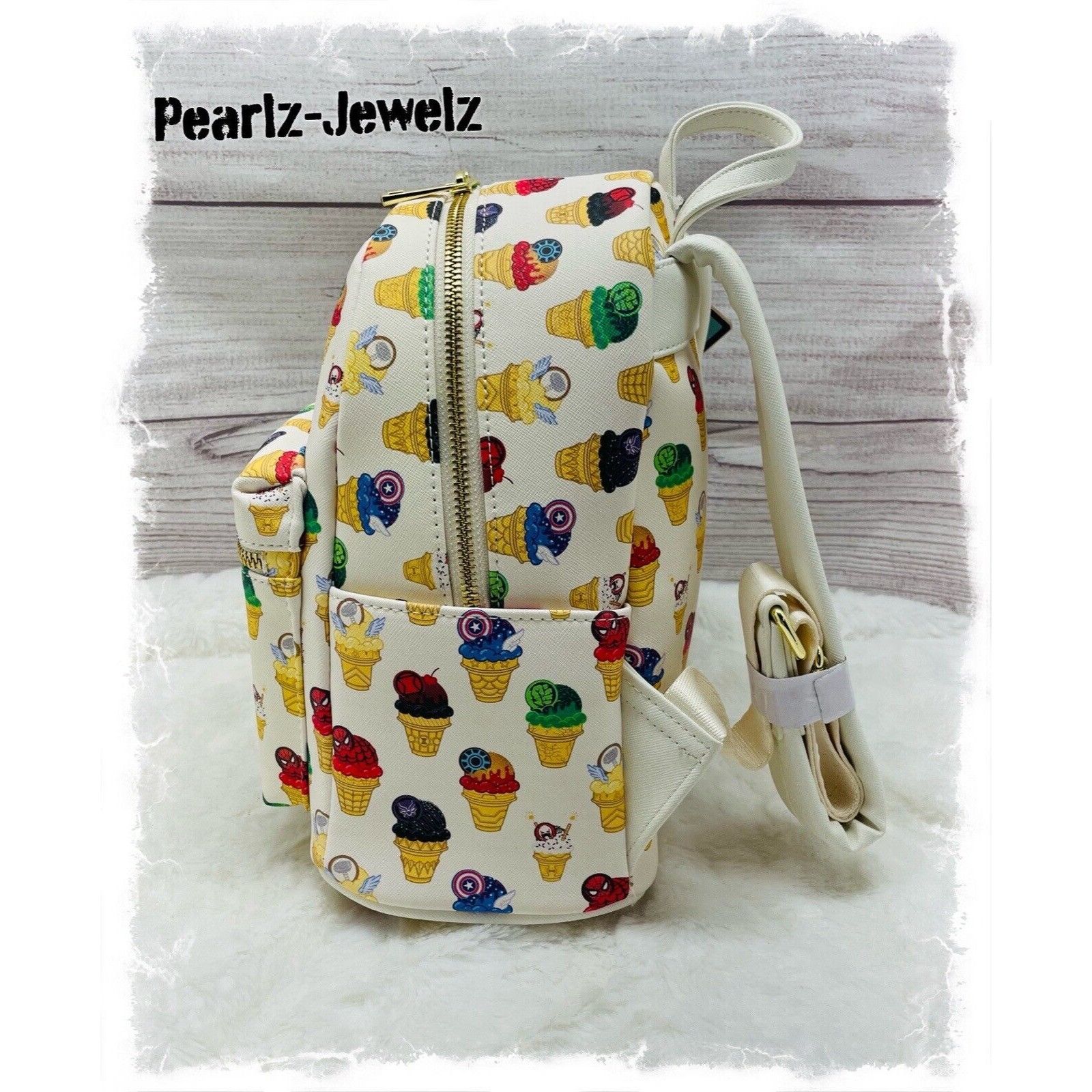 Marvel Comics Marvel Eat the Universe Ice Cream Cones Mini Backpack - BoxL Size ONE SIZE - 2 Thumbnail