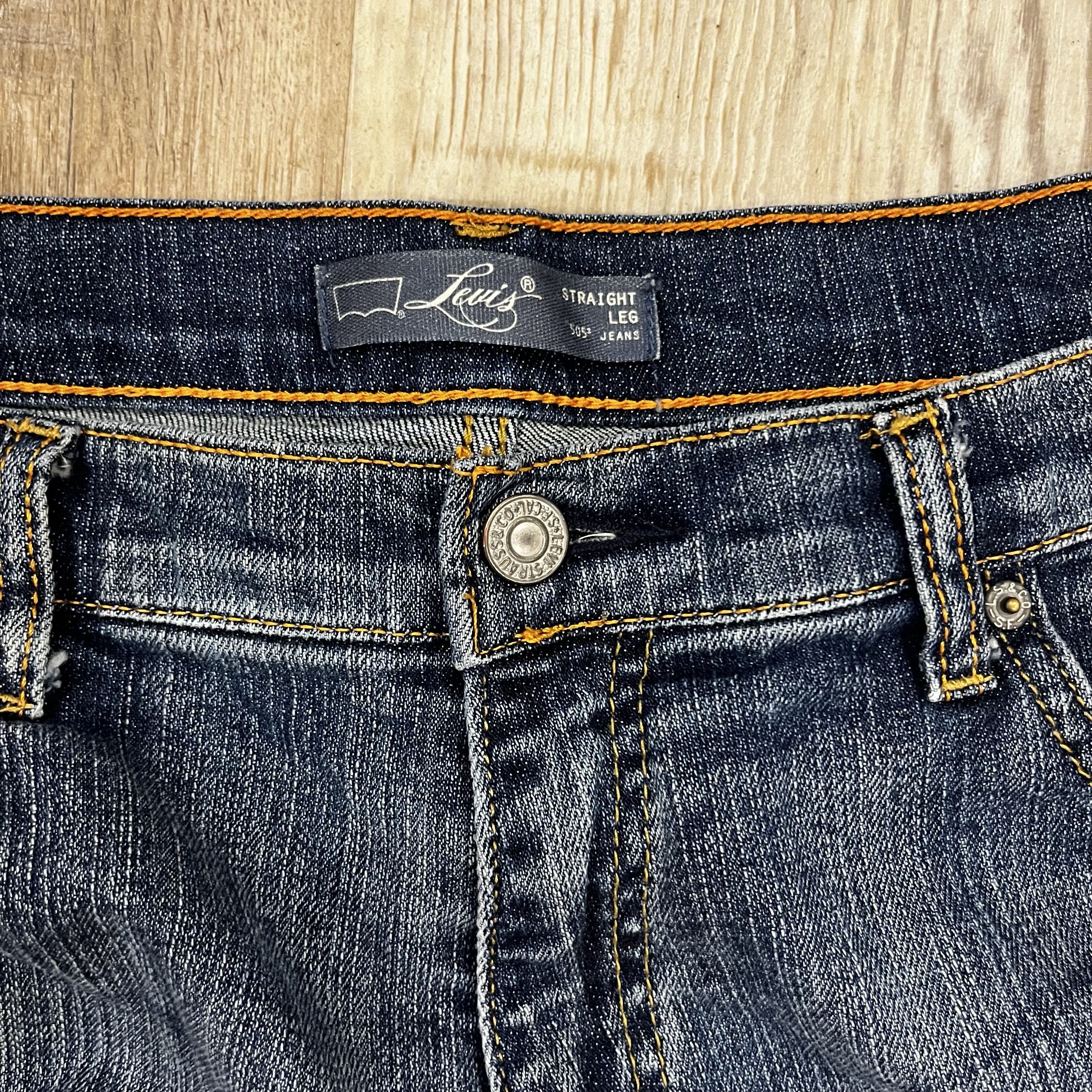 Levi's Levi’s Straight-Leg Stretch Jeans Size 28" / US 6 / IT 42 - 4 Thumbnail