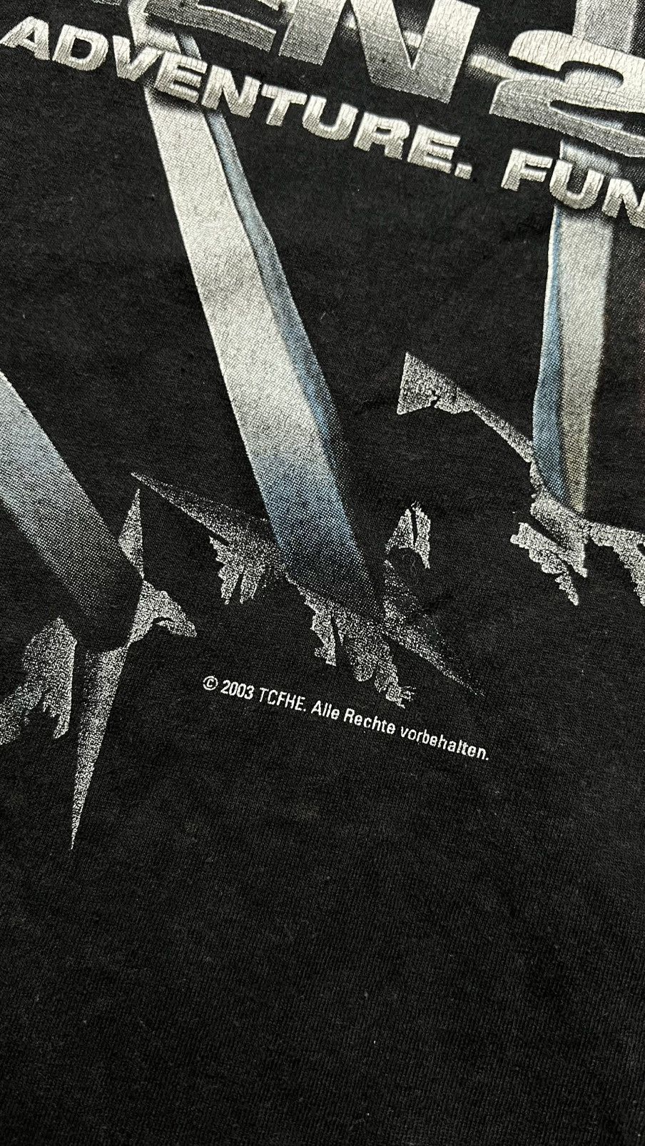 Fruit Of The Loom 2003 The X-Men 2 movie promo t shirt Size US L / EU 52-54 / 3 - 4 Thumbnail