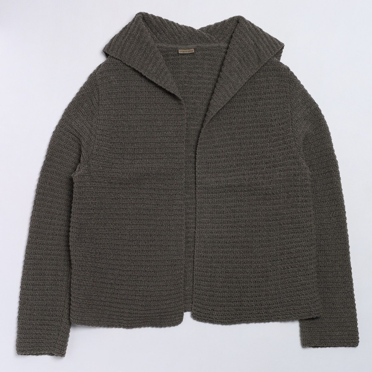 Annette Gortz Annette Gortz Wool Ribbed Cardigan Sweater Khaki Size M / US 6-8 / IT 42-44 - 1 Thumbnail