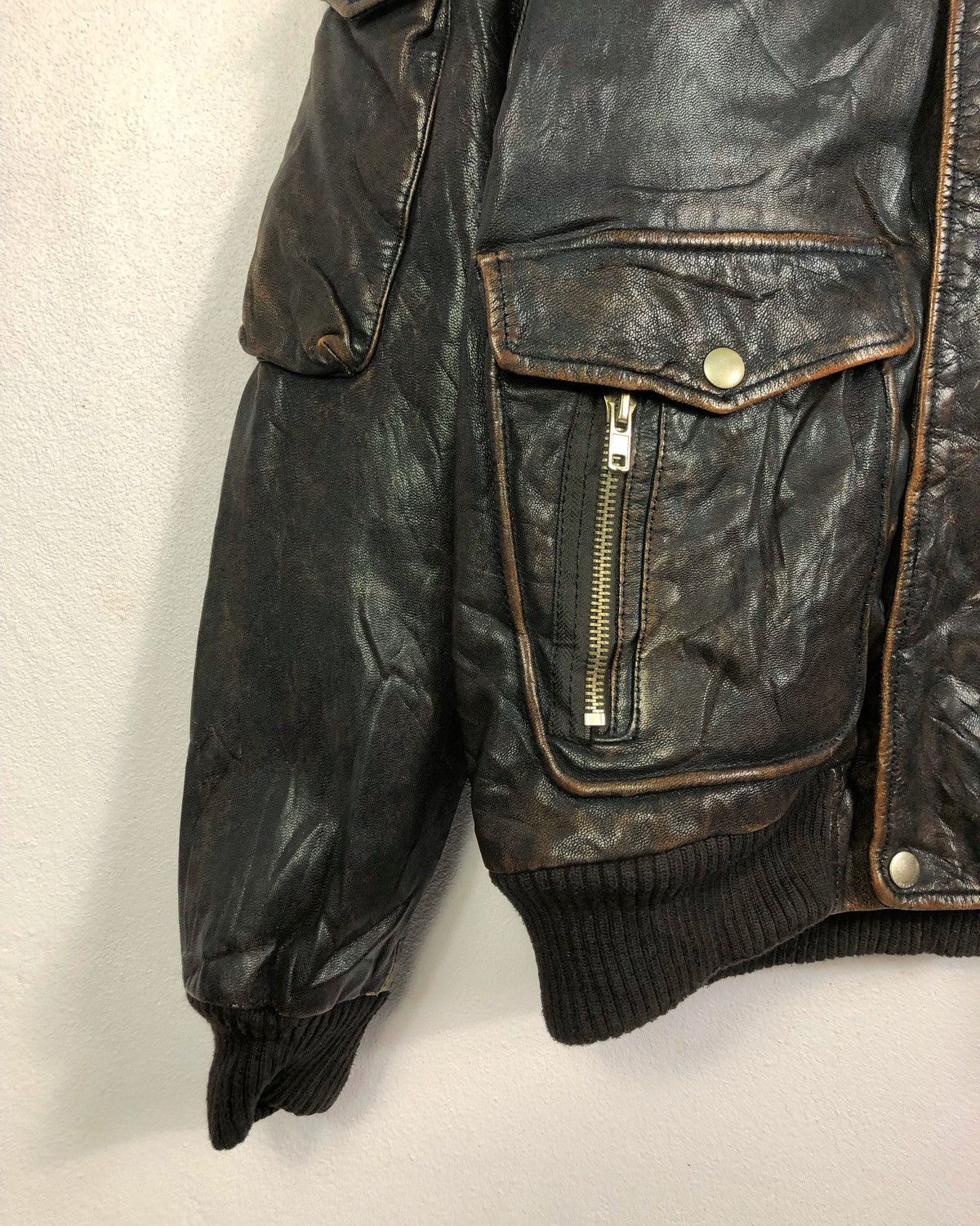 Diesel Rare Vintage Diesel Lambskin Leather Jacket Size US M / EU 48-50 / 2 - 6 Thumbnail