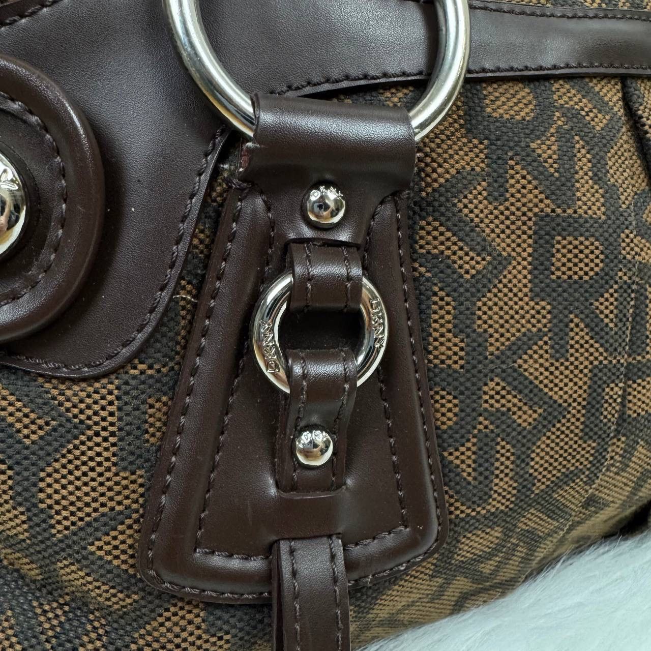 DKNY DKNY Bag Blue Monogram Size ONE SIZE - 2 Thumbnail